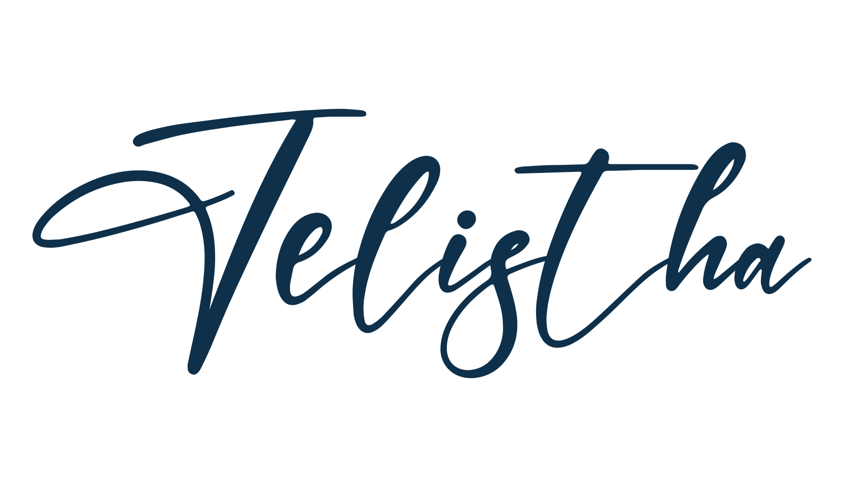 Jelistha, script handwritten fancy decorative calligraphy font preview