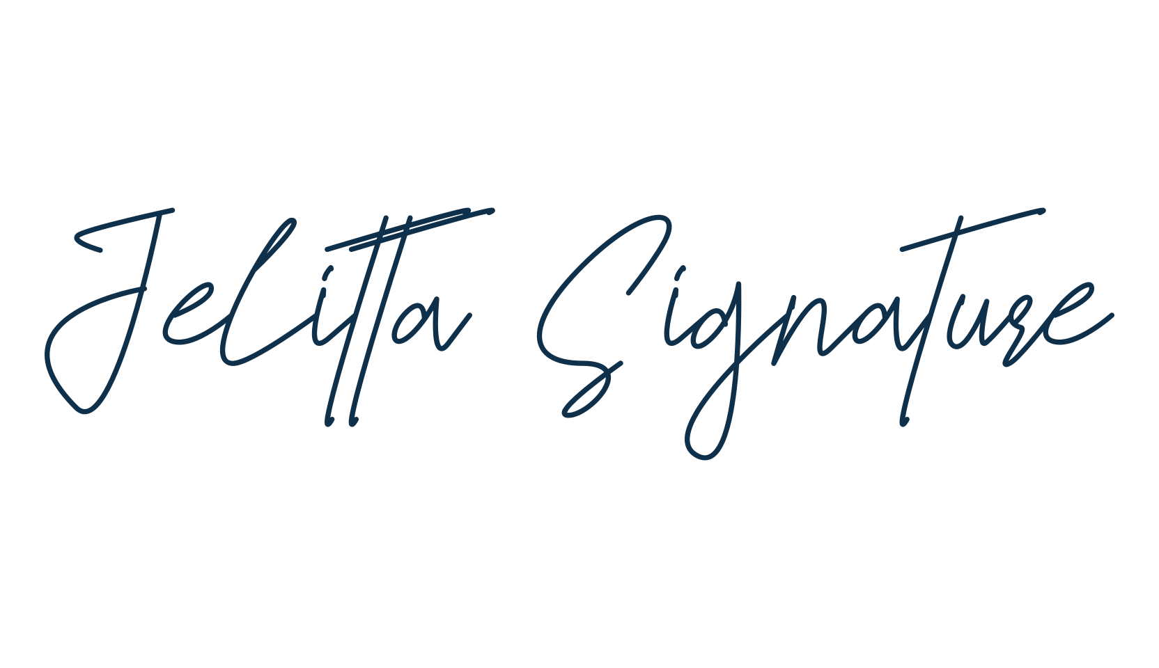 Jelitta Signature, script handwritten fancy decorative calligraphy font preview