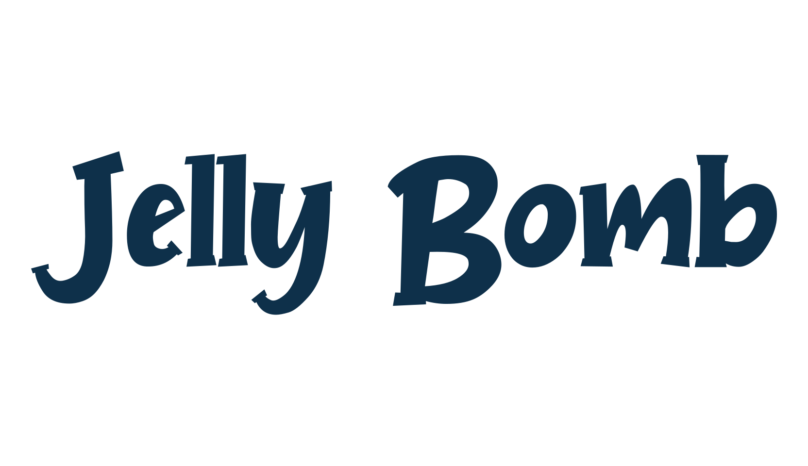 Jelly Bomb, fancy decorative font preview