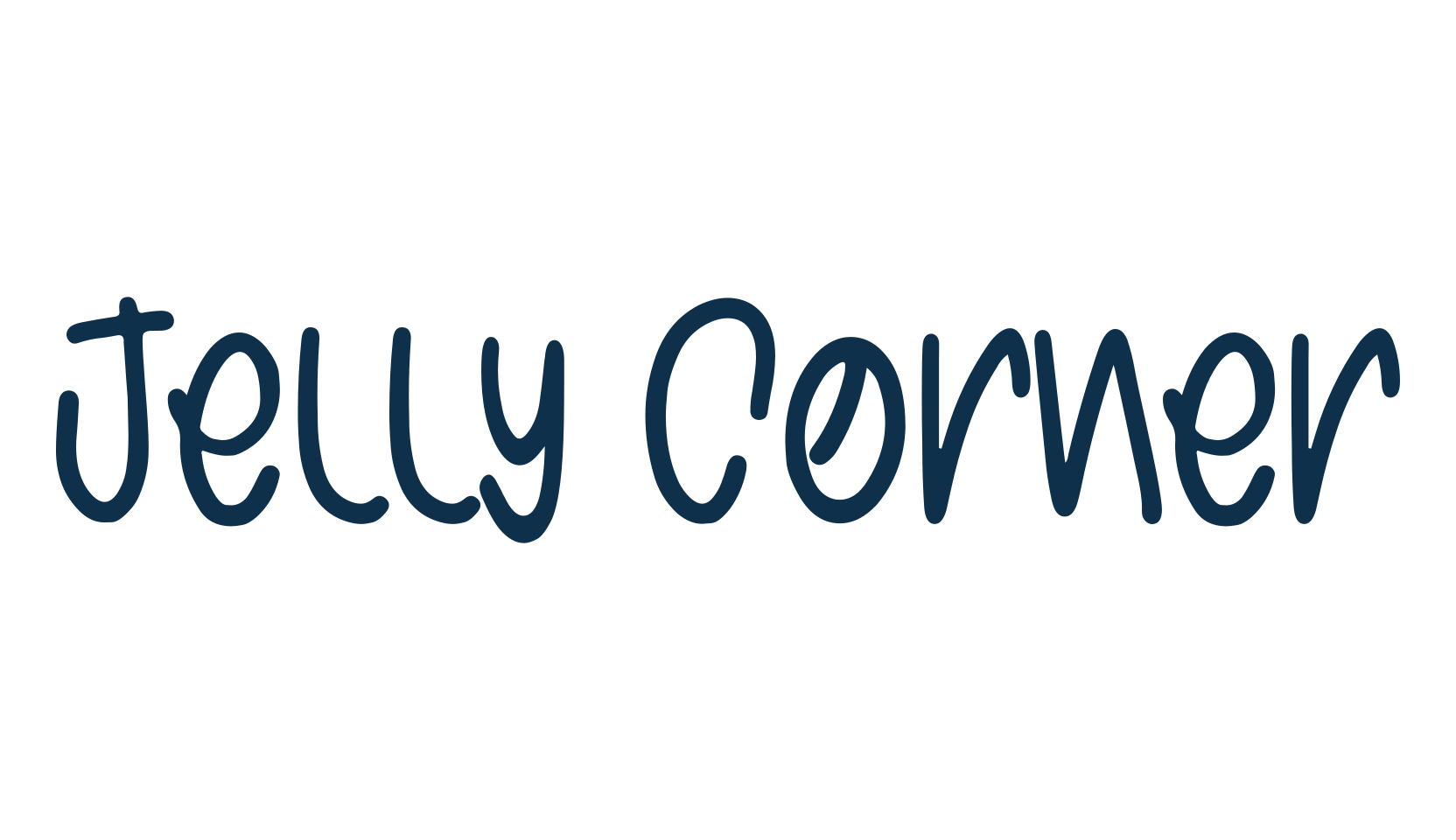 Jelly Corner, script handwritten fancy decorative calligraphy font preview