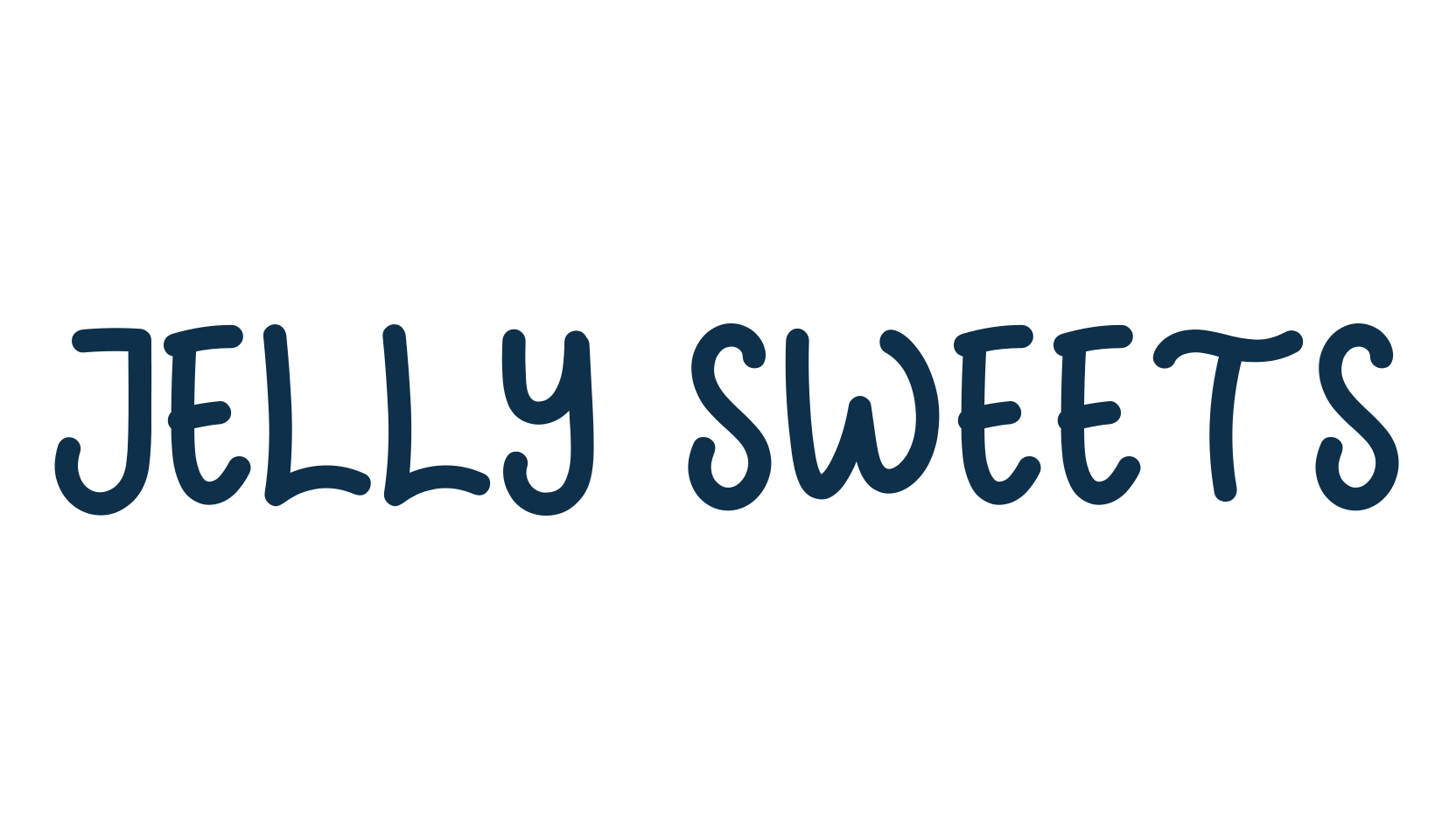 Jelly Sweets, fancy various decorative script calligraphy font preview