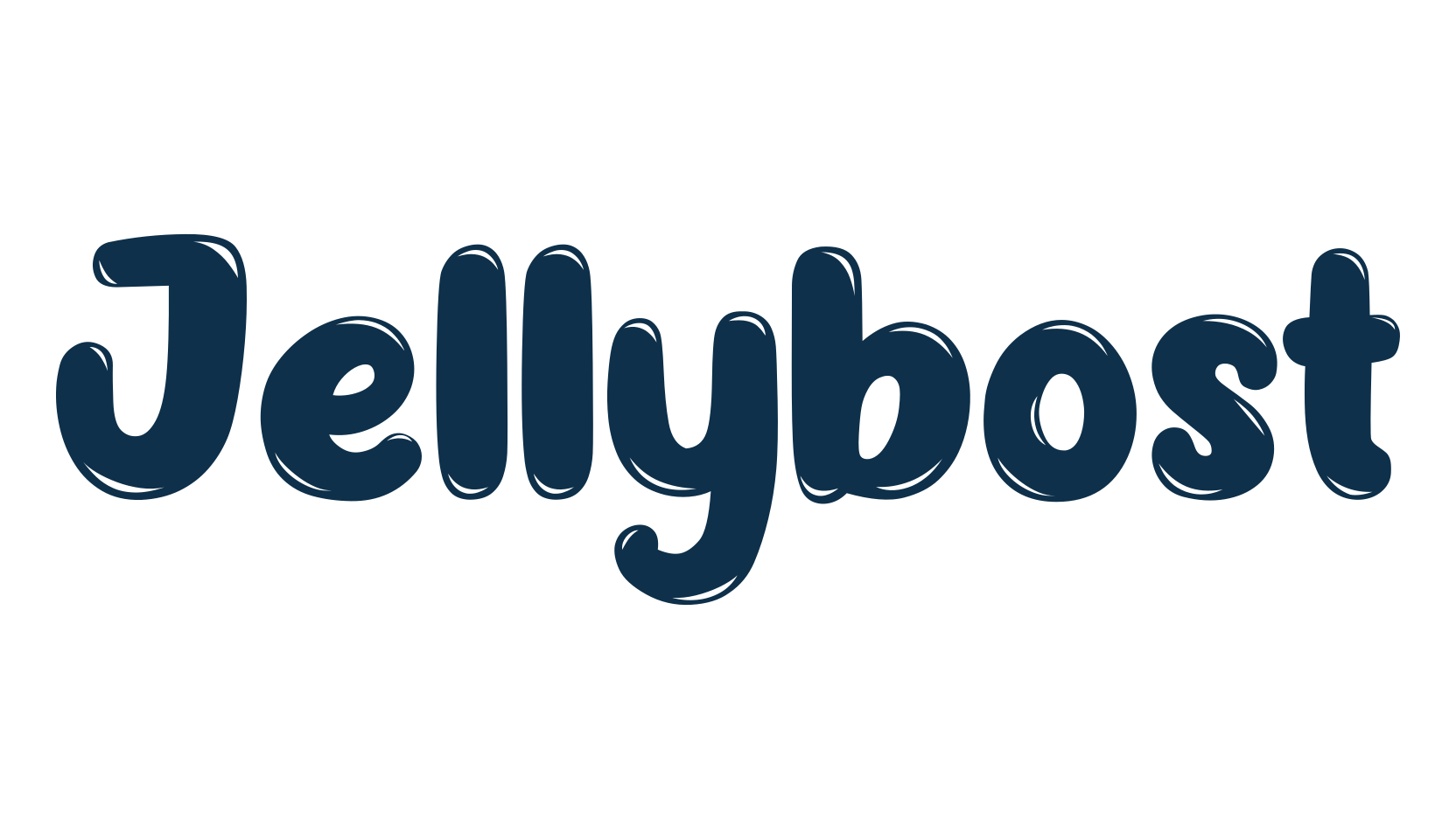 Jellybost, fancy cartoon decorative font preview