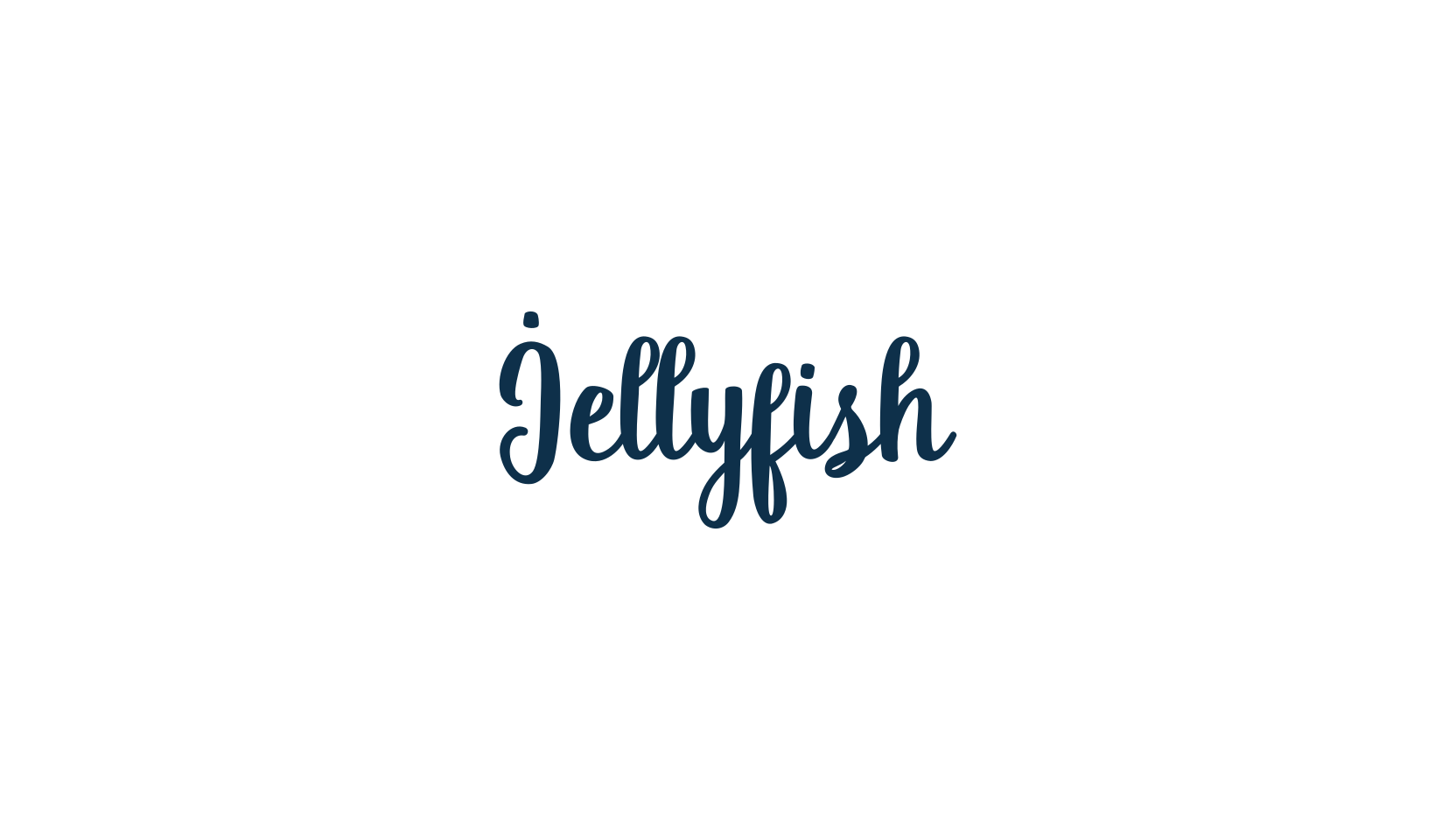 Jellyfish, various font preview