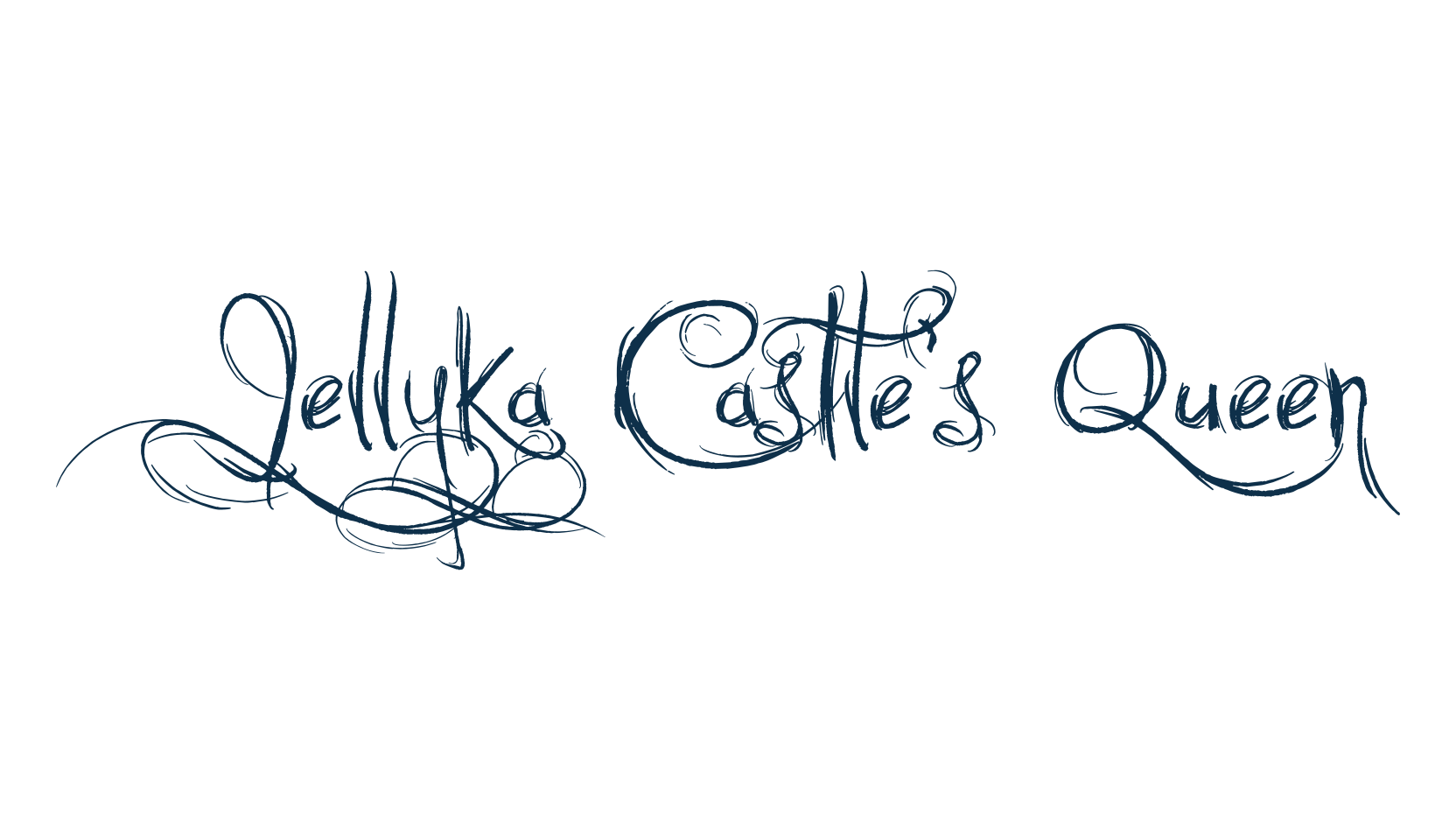 Jellyka Castle's Queen, script calligraphy fancy decorative font preview