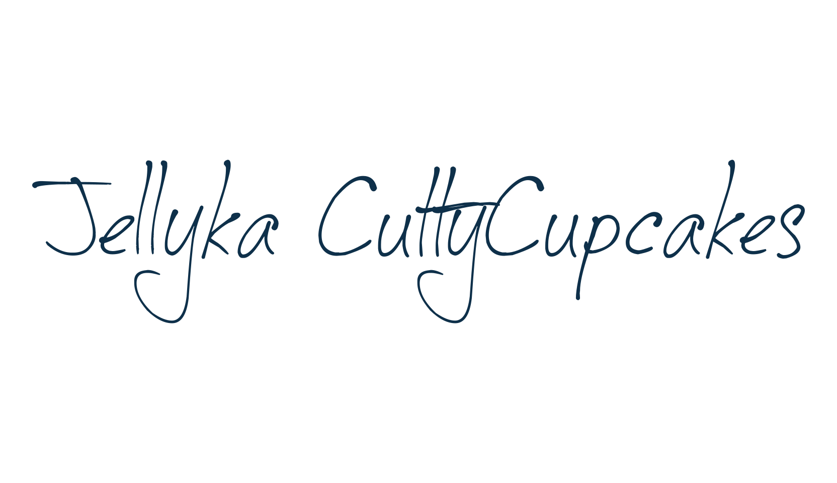 Jellyka CuttyCupcakes, handwriting font preview