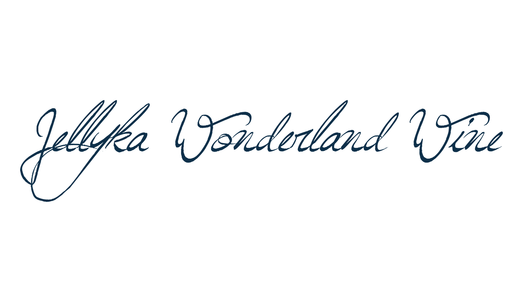 Jellyka Wonderland Wine, script calligraphy fancy decorative font preview