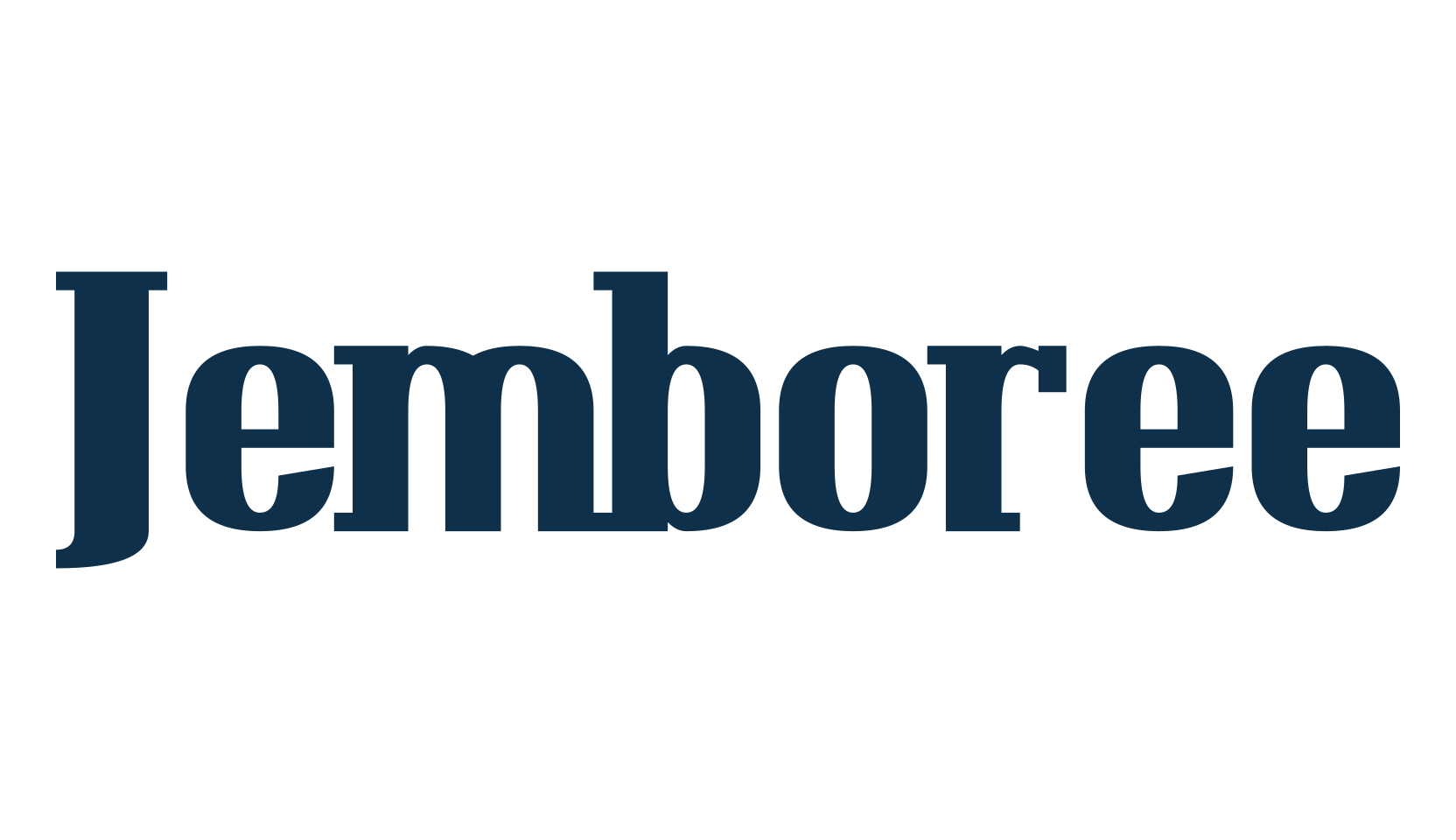 Jemboree, basic serif font preview