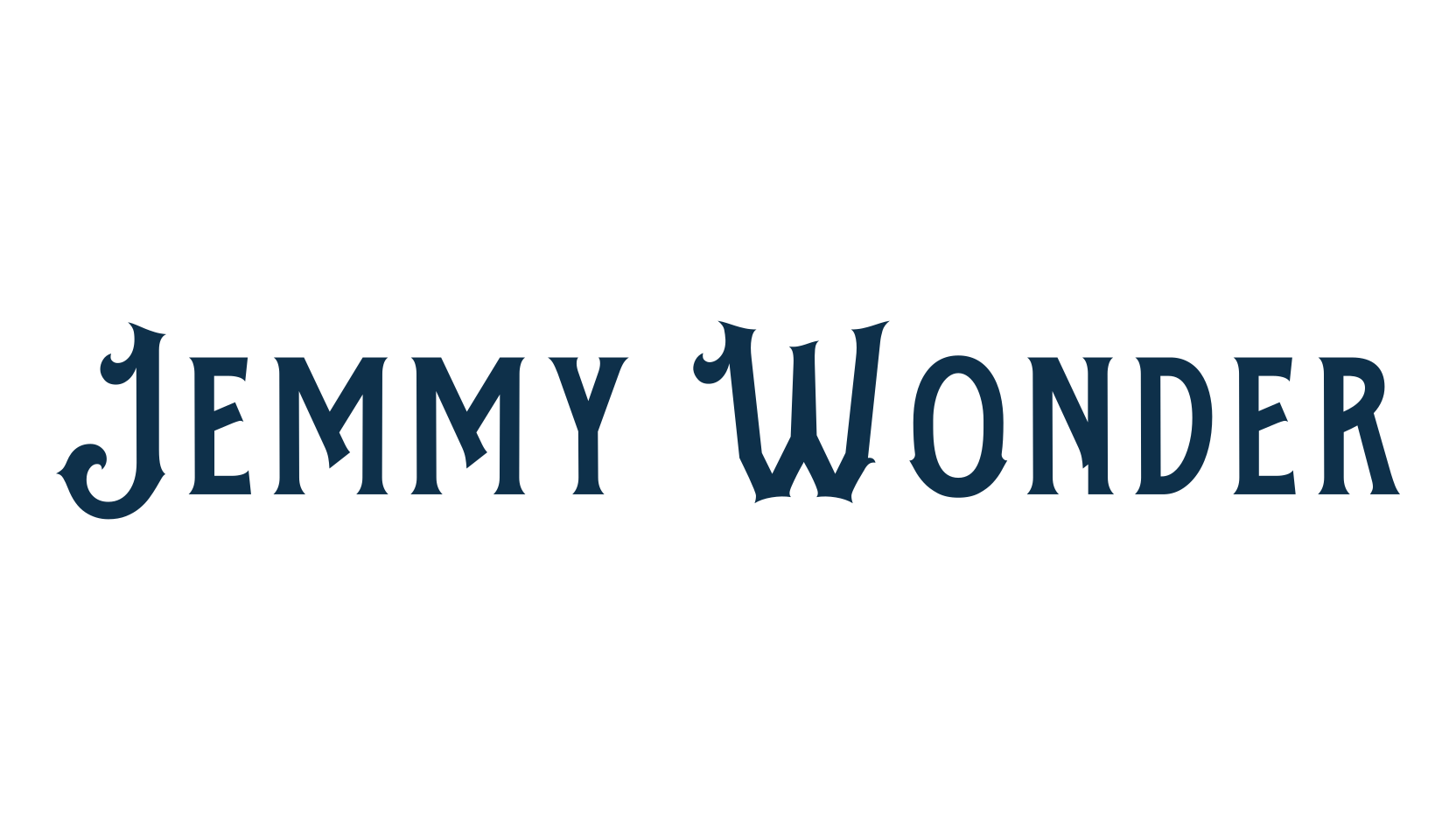 Jemmy Wonder, retro font preview