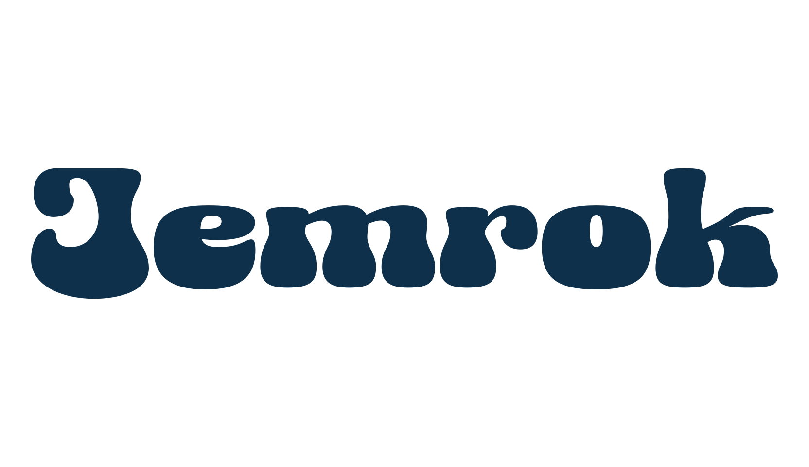 Jemrok, fancy groovy decorative font preview