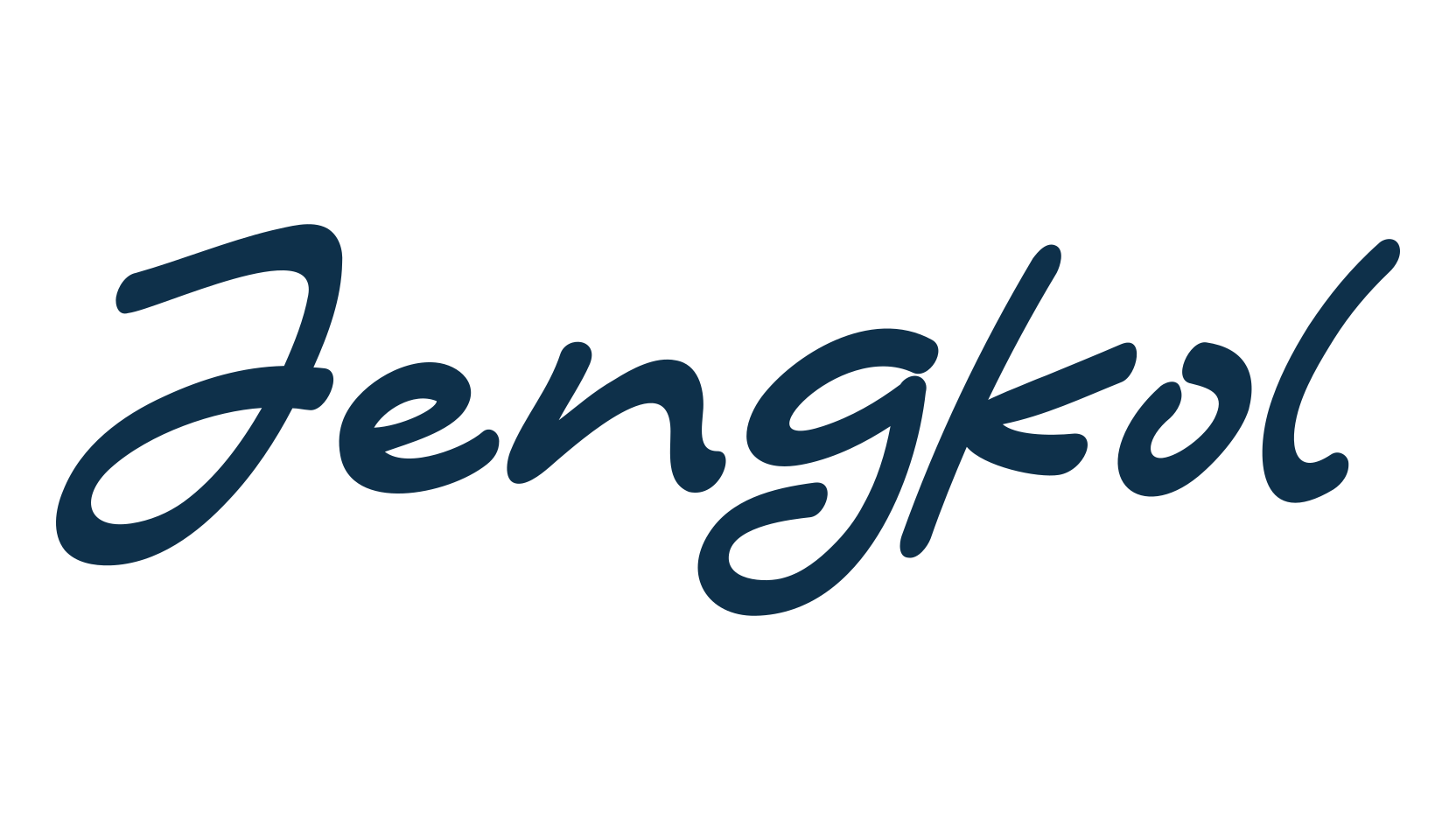 Jengkol, handwriting font preview