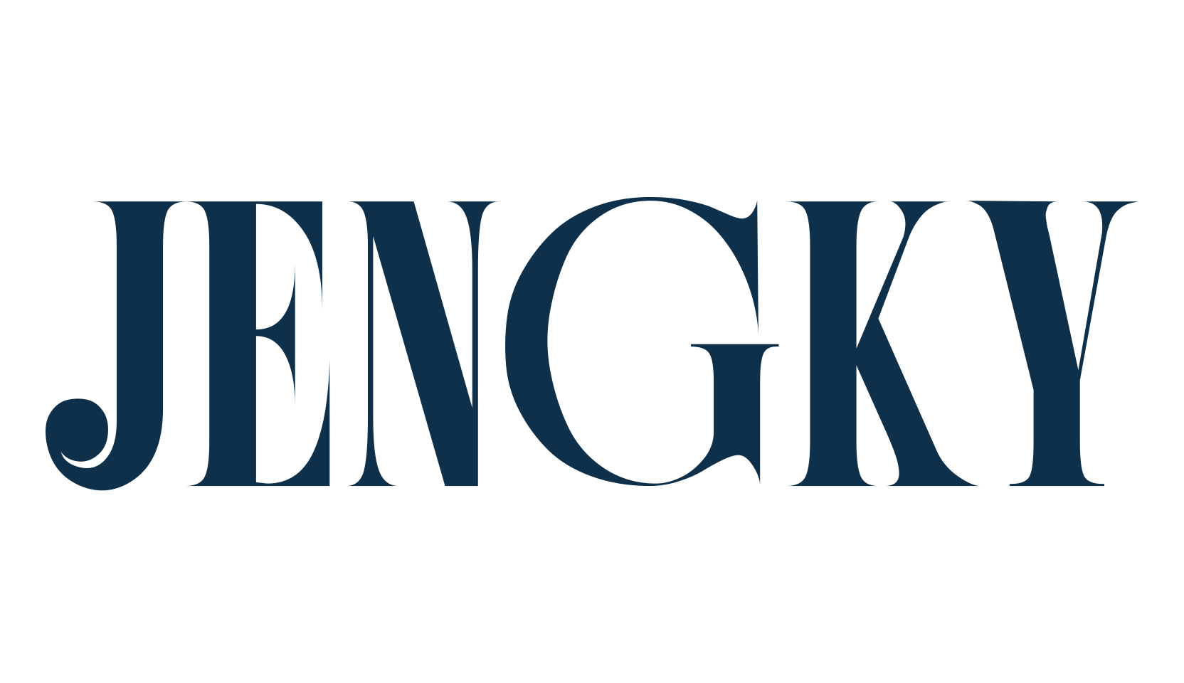 Jengky, basic serif font preview