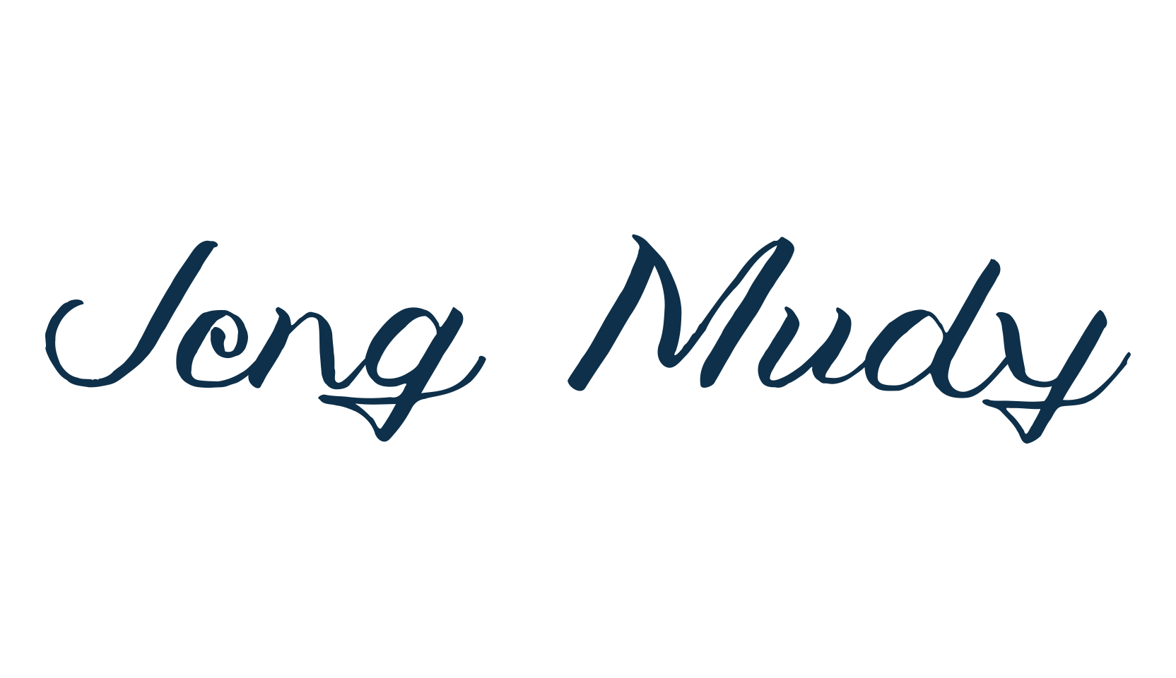 Jeng Mudy, fancy decorative font preview