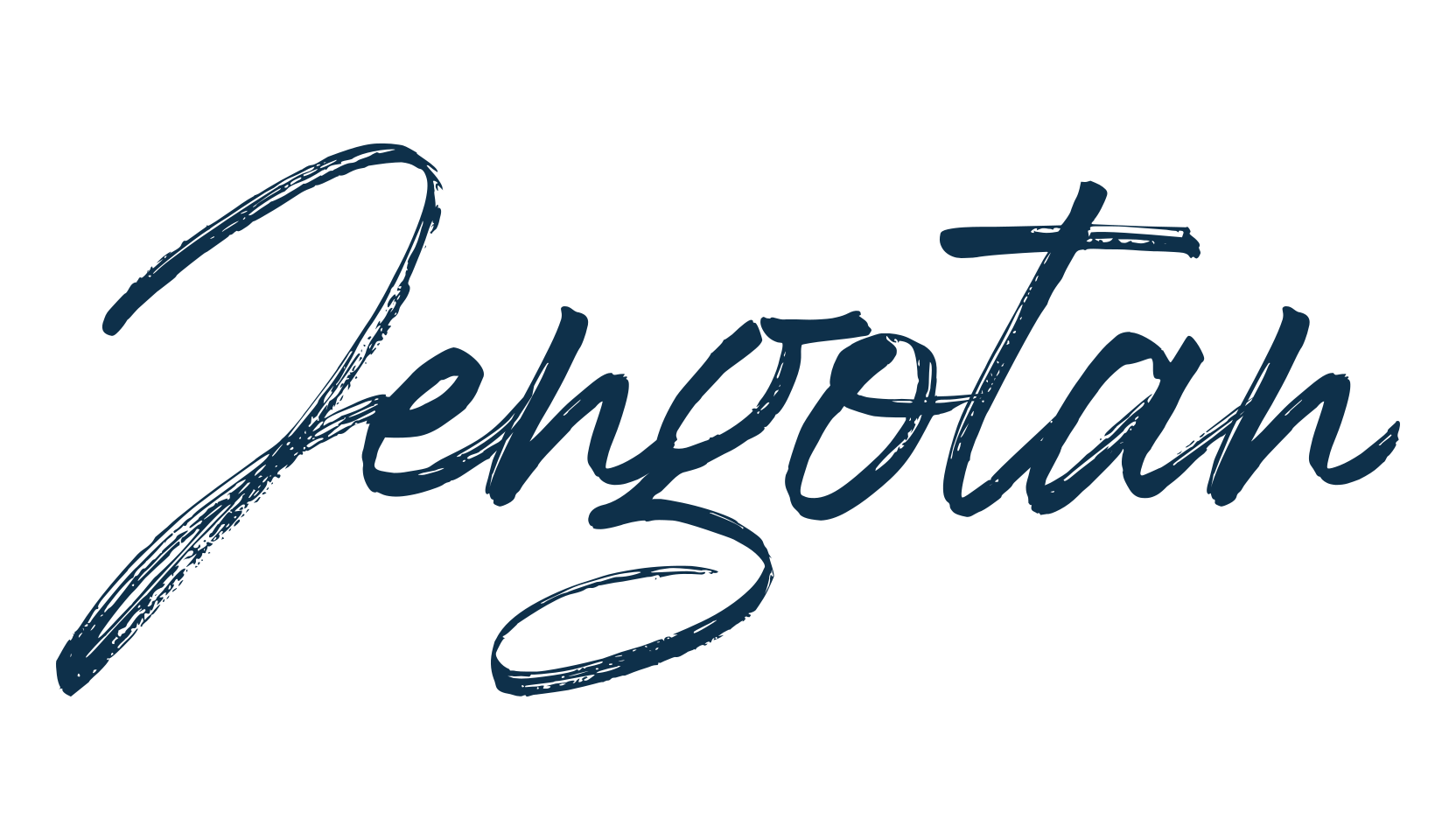 Jengotan, script brush fancy decorative calligraphy font preview