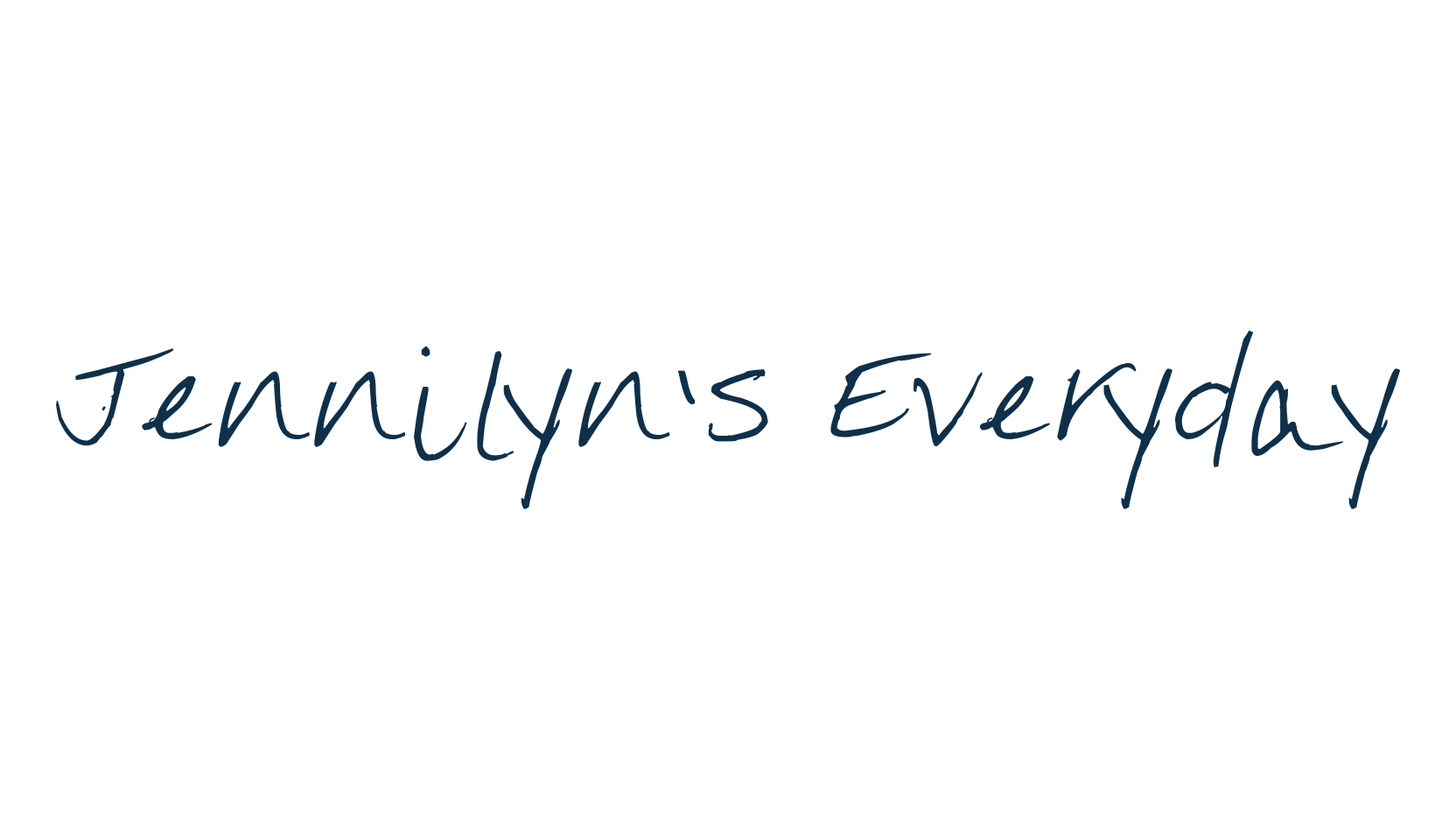 Jennilyn's Everyday, handwriting font preview