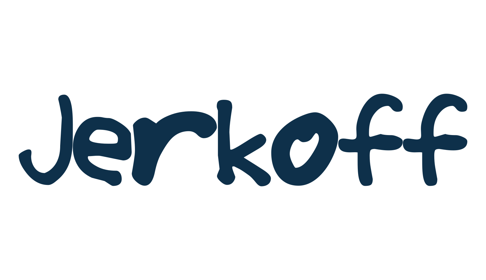 Jerkoff, handwriting font preview