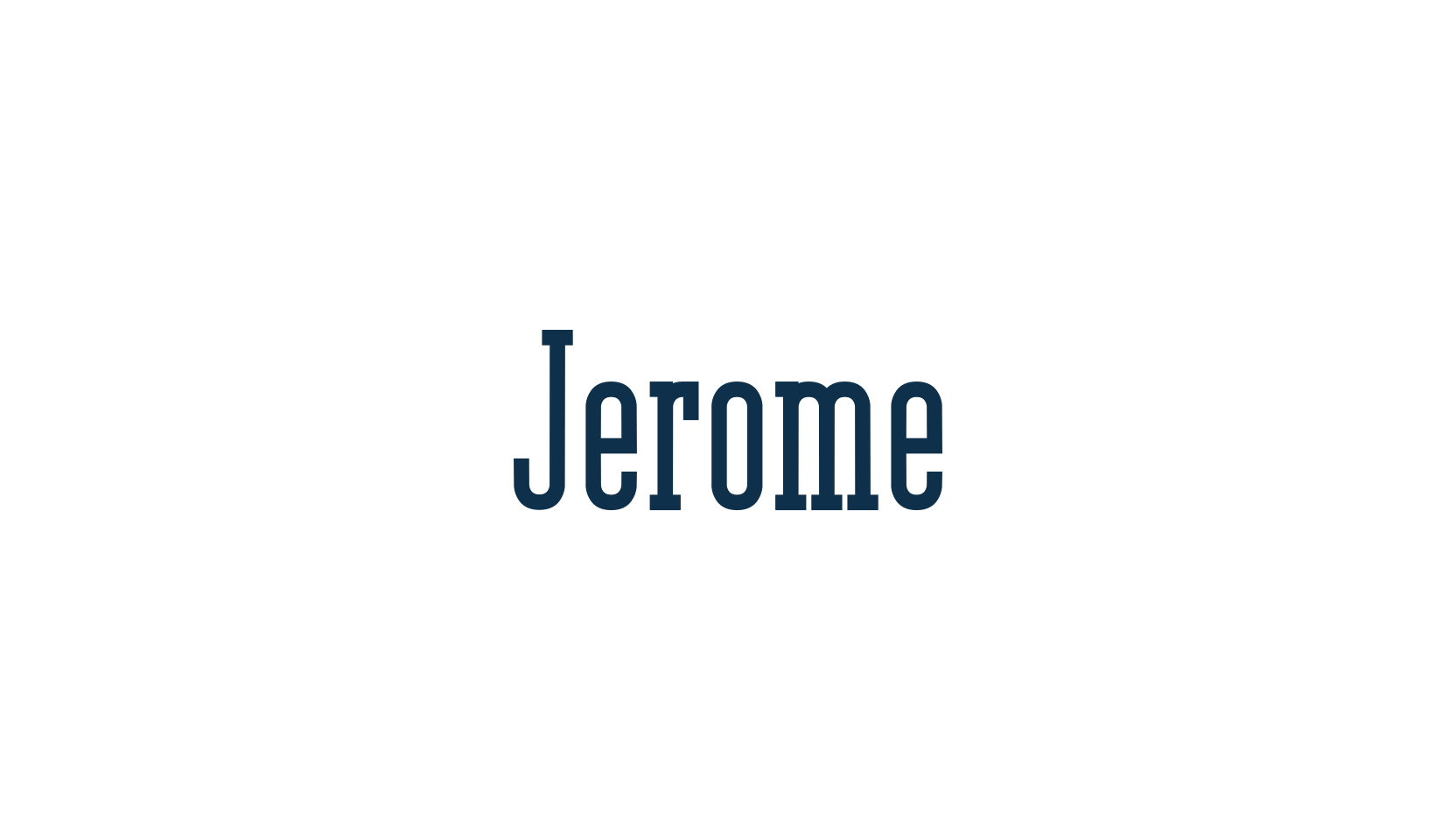 Jerome, serif font preview