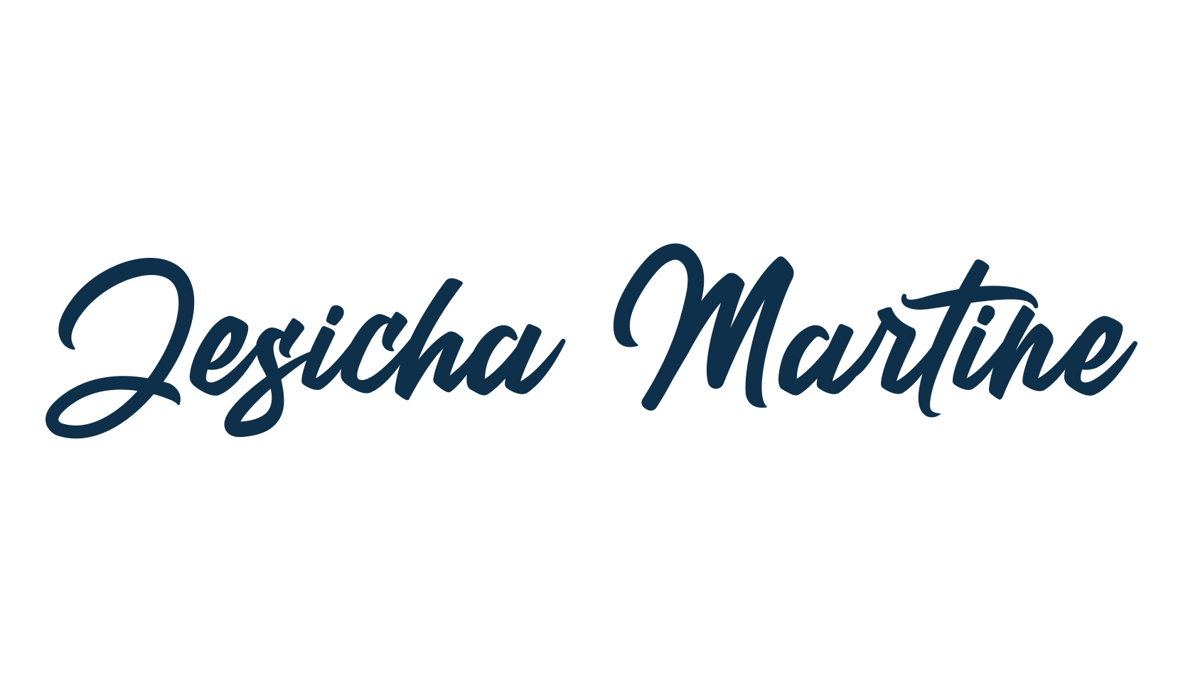 Jesicha Martine, script calligraphy fancy decorative font preview