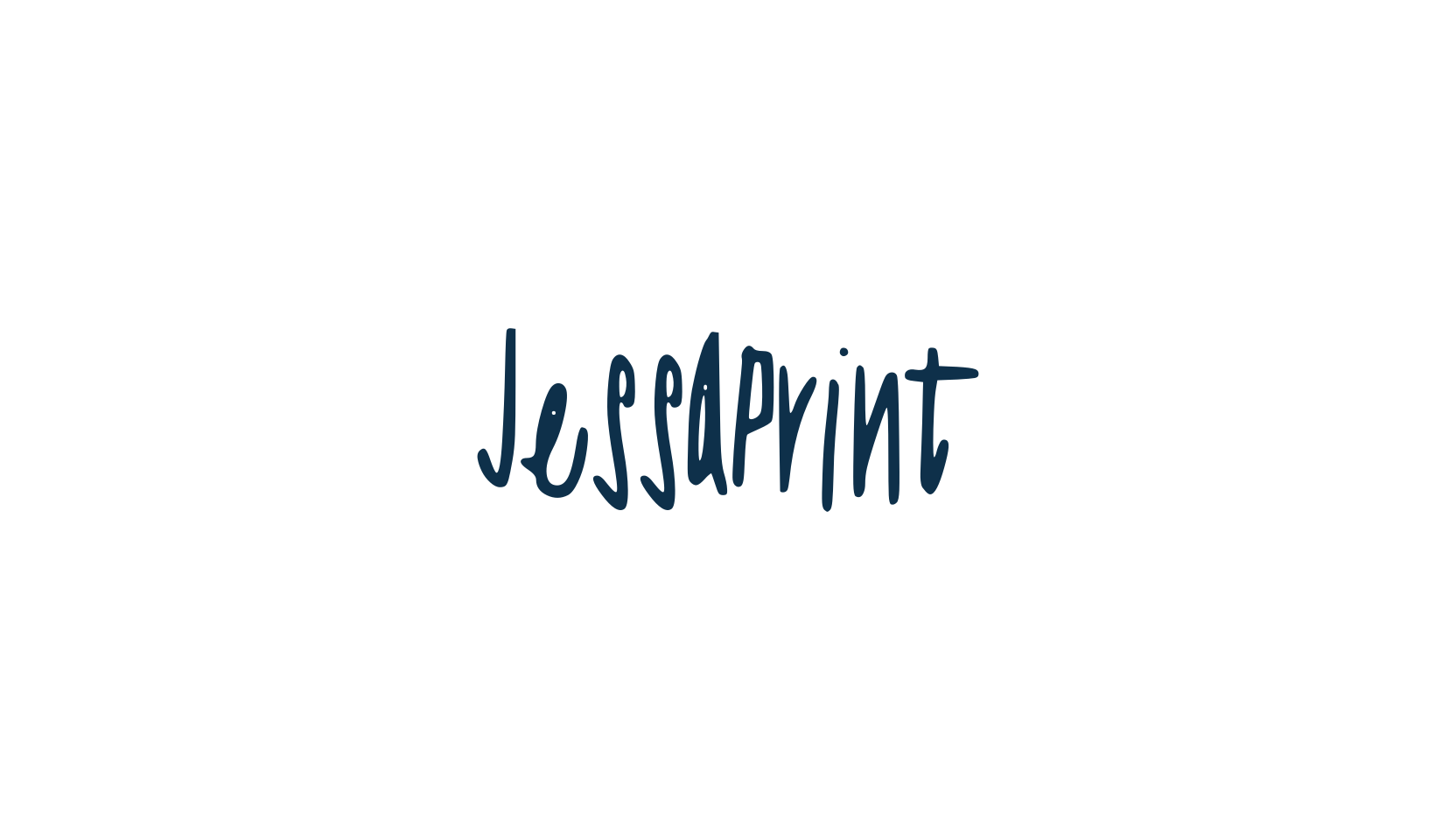 JessaPrint, handwriting font preview