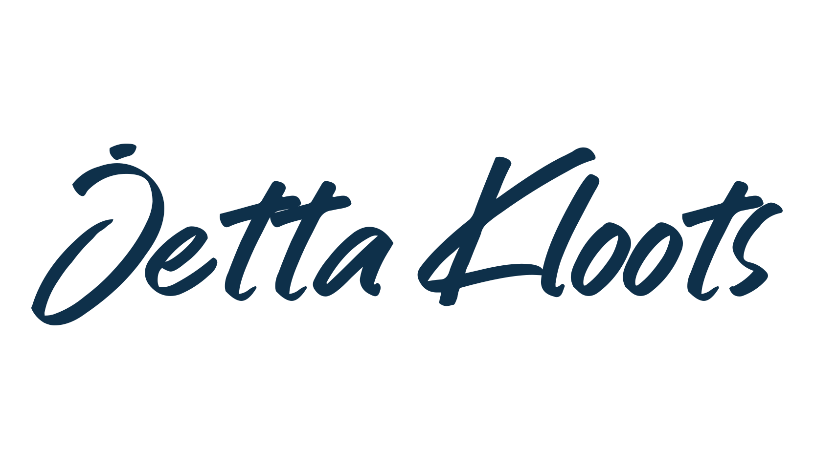 Jetta Kloots, script brush fancy decorative calligraphy font preview