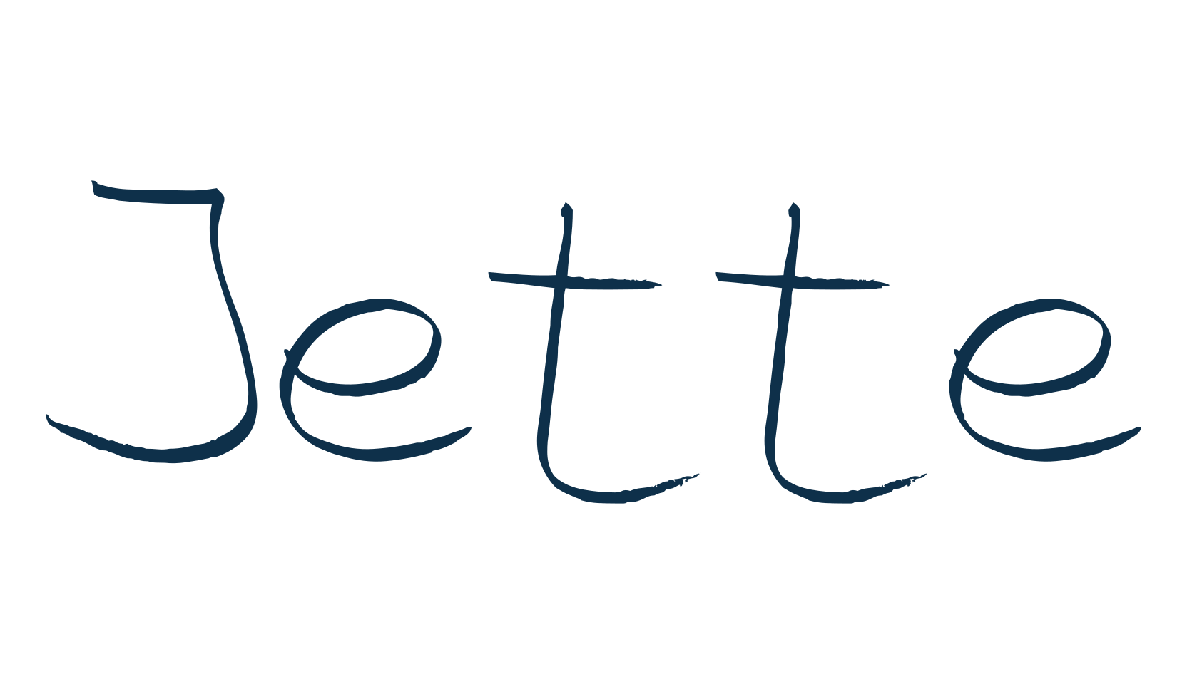 Jette, script handwritten fancy decorative calligraphy font preview