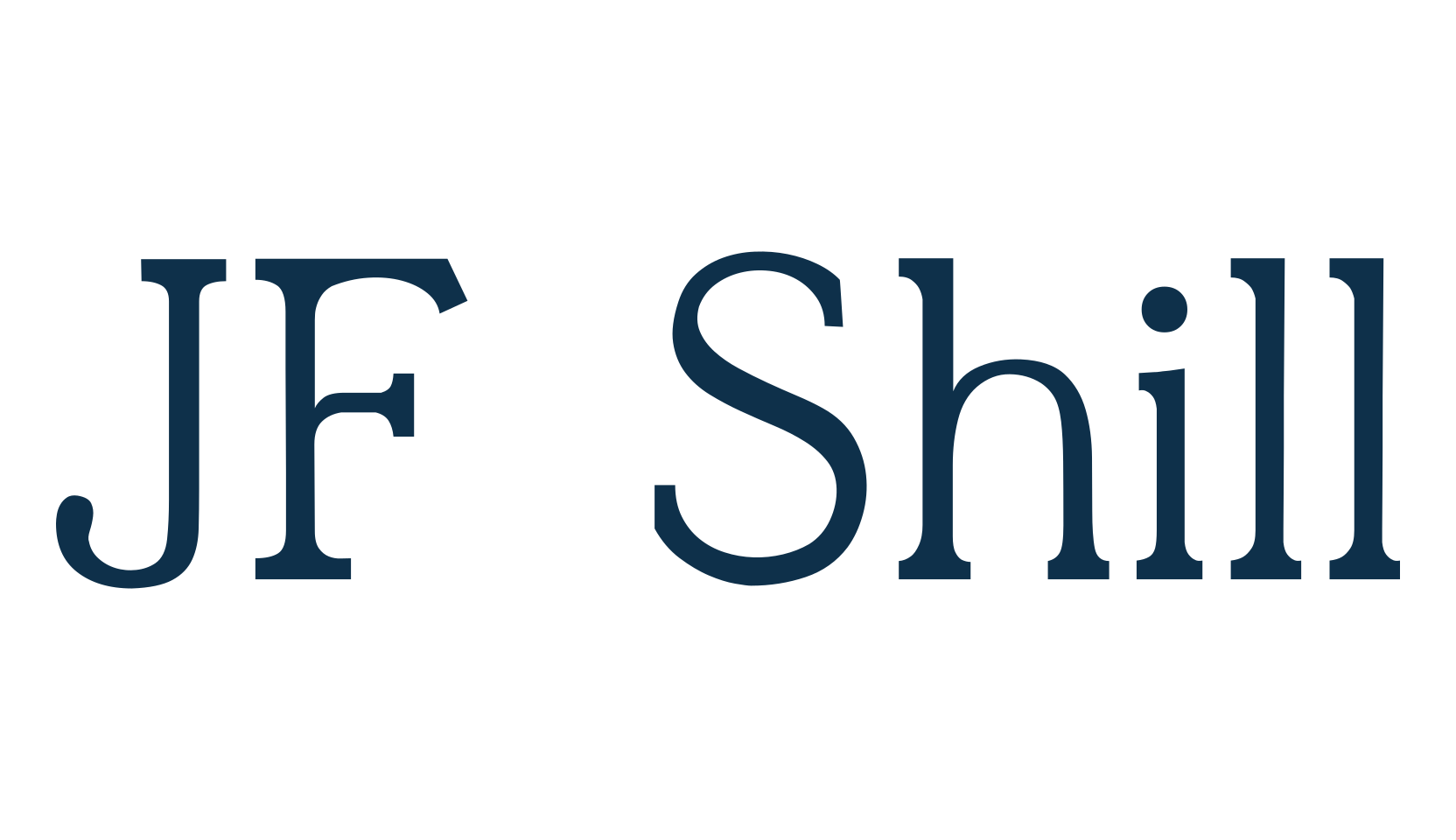 JF Shill, serif font preview