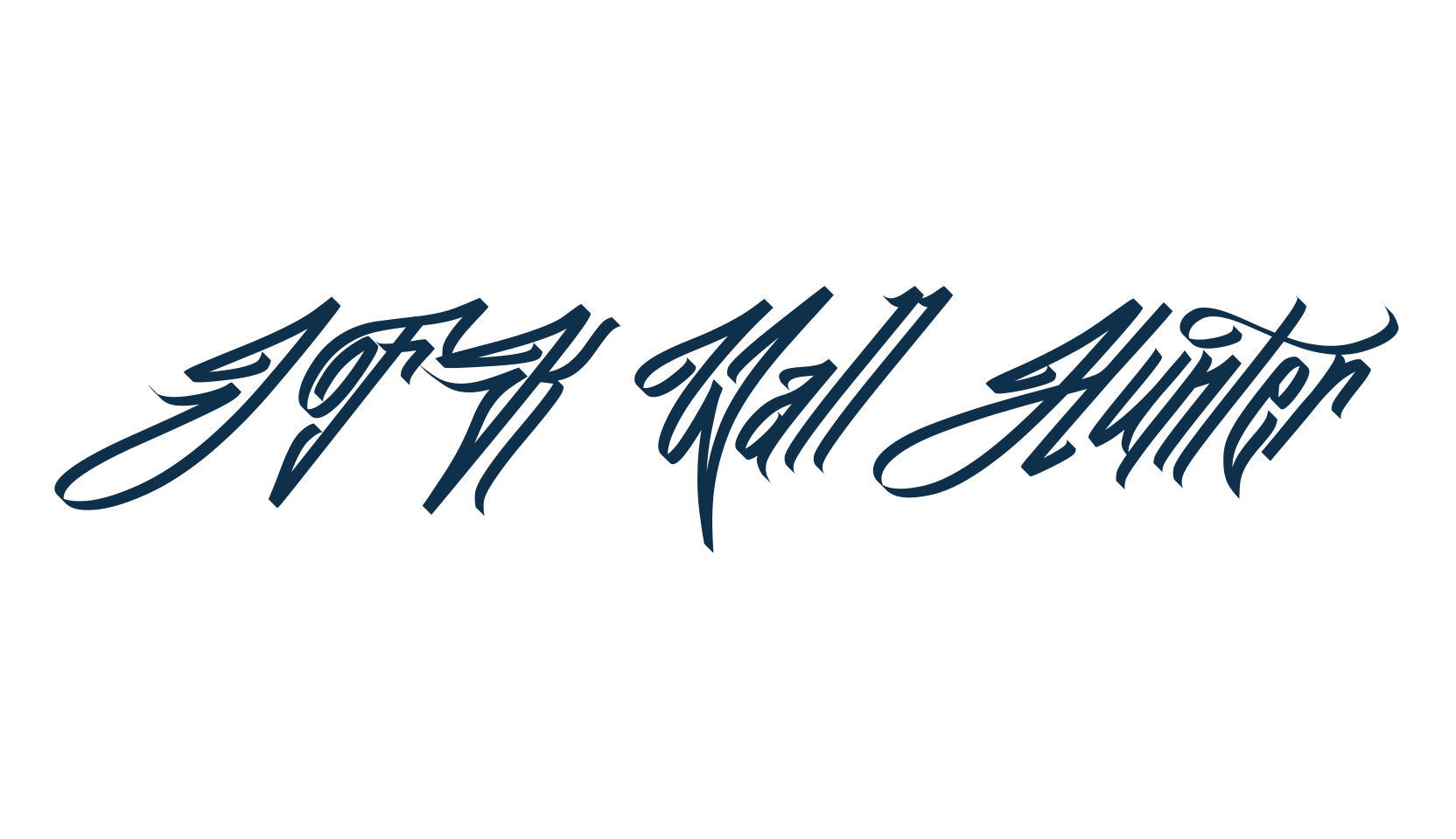 JFK Wall Hunter, graffiti font preview