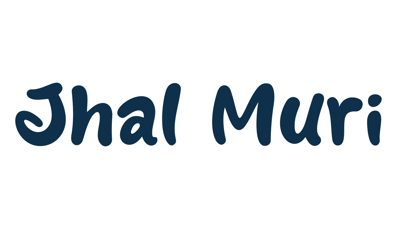 Jhal Muri, fancy cartoon decorative font preview