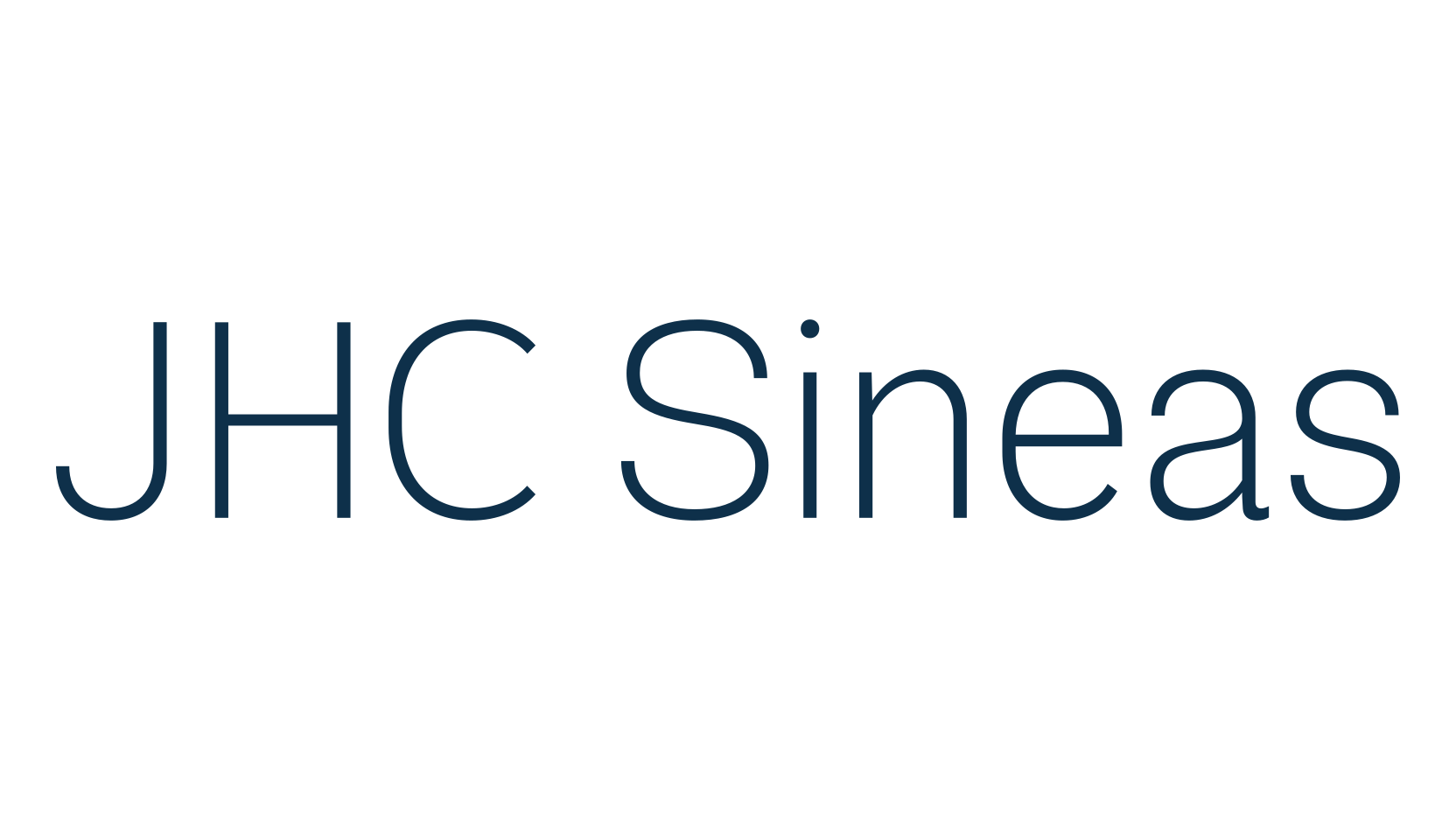 JHC Sineas, basic sans serif font preview