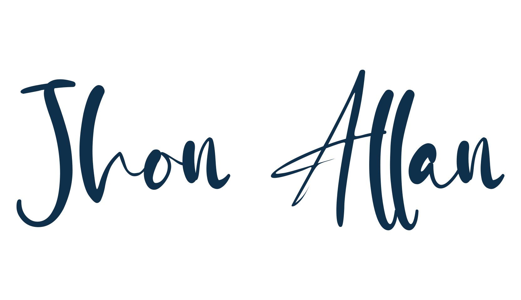 Jhon Allan, script handwritten fancy decorative calligraphy font preview
