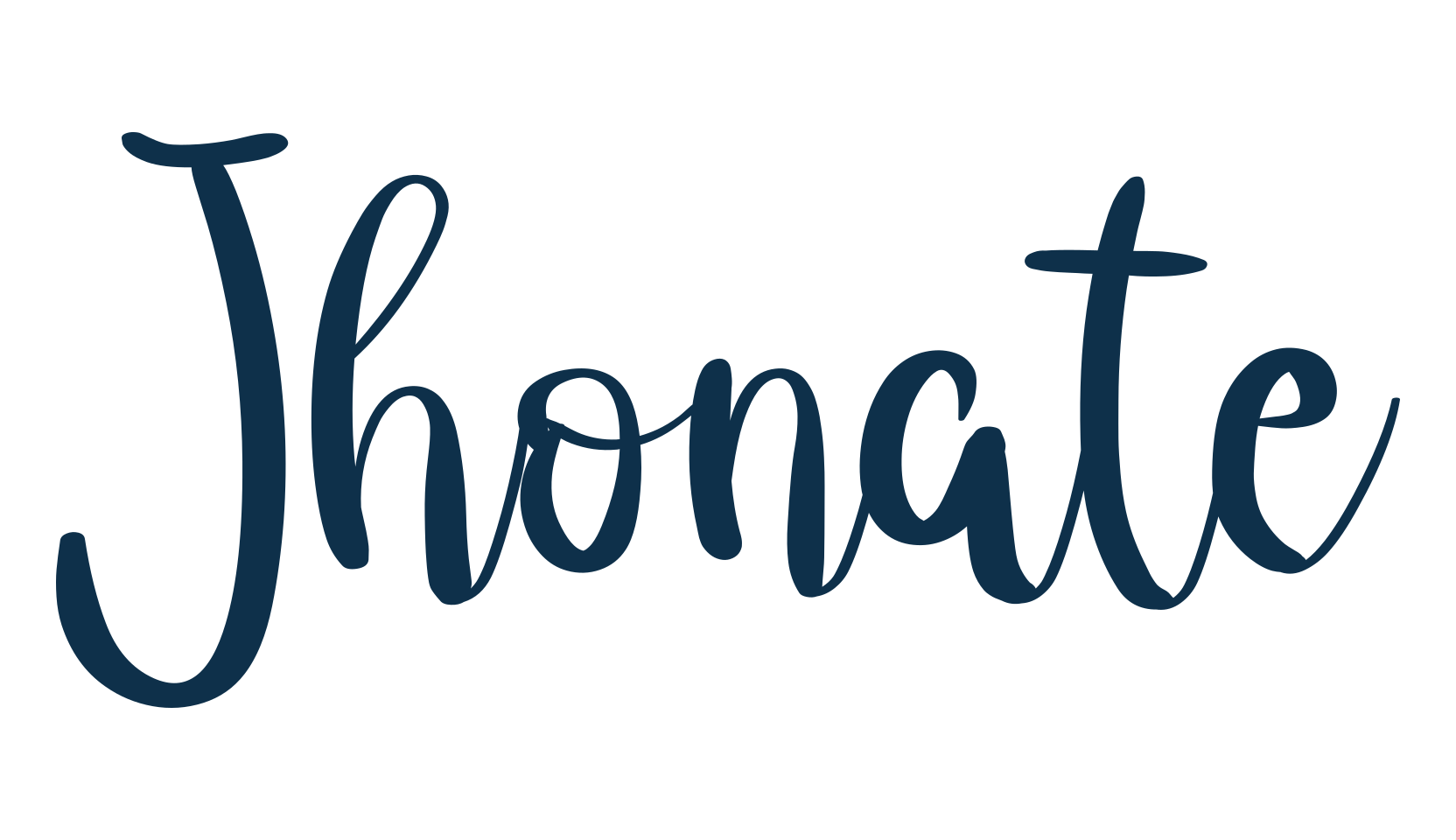 Jhonate, display market font preview