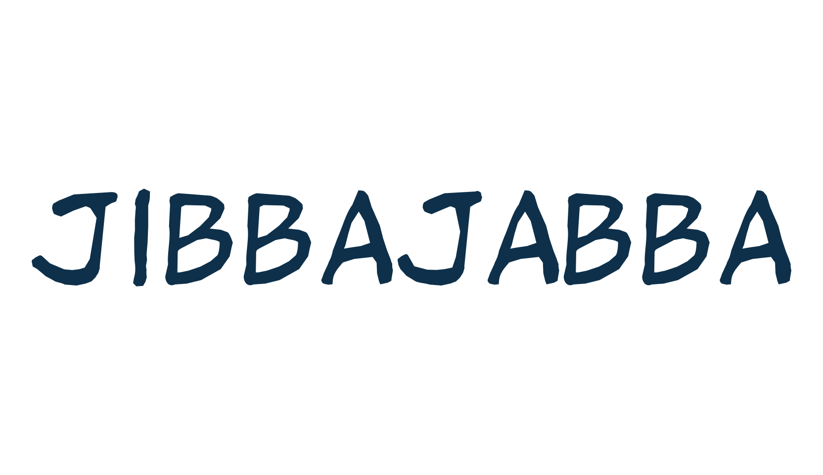 Jibbajabba, fancy cartoon decorative comic font preview