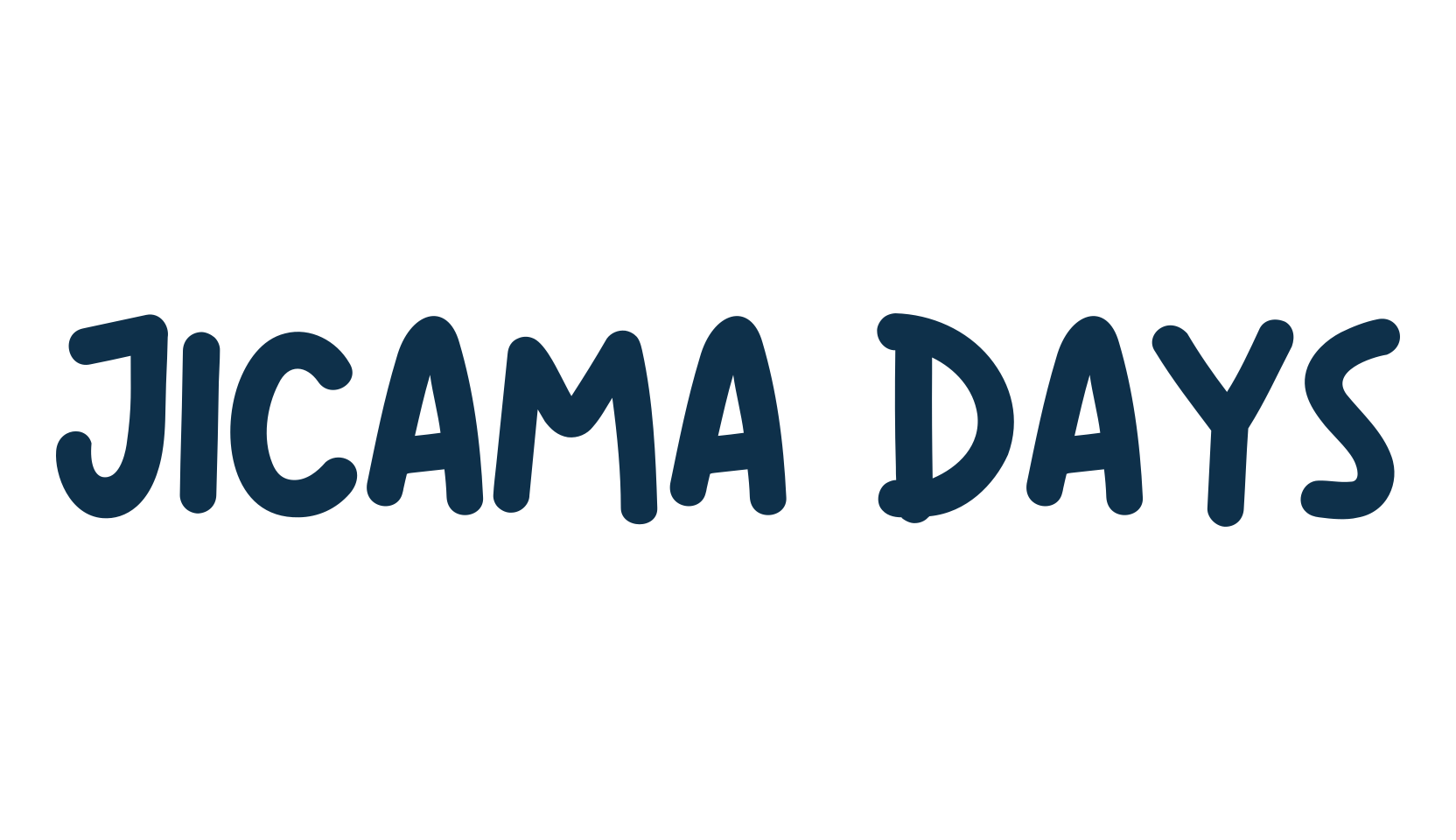 Jicama Days, fancy cartoon decorative font preview