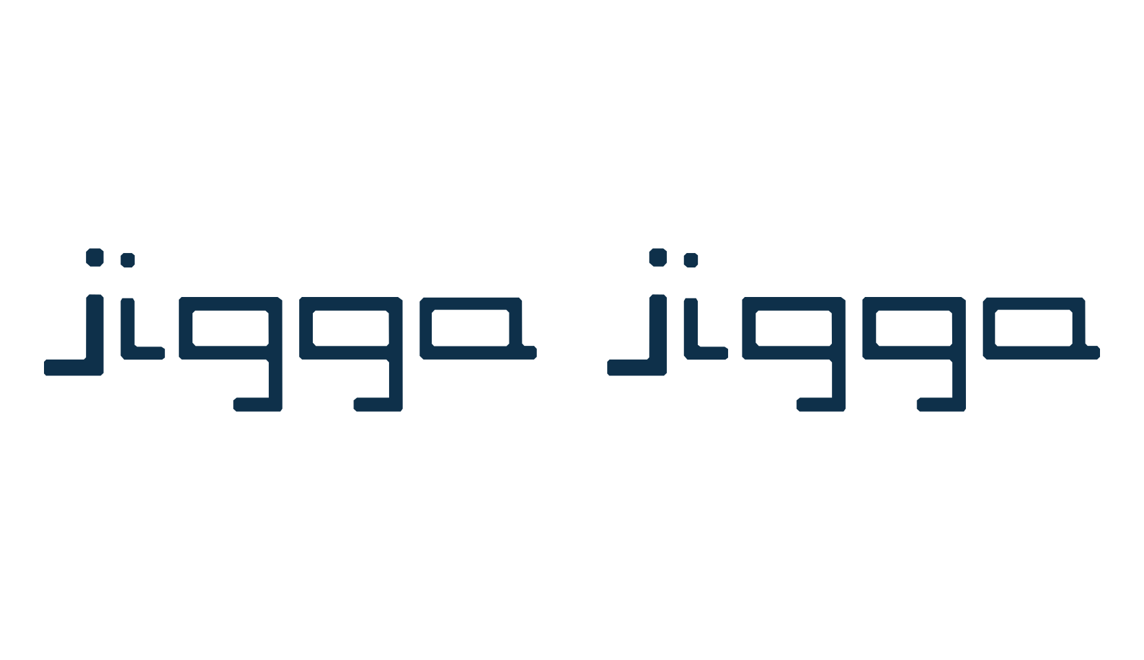 Jigga Jigga, fancy various techno sci-fi font preview