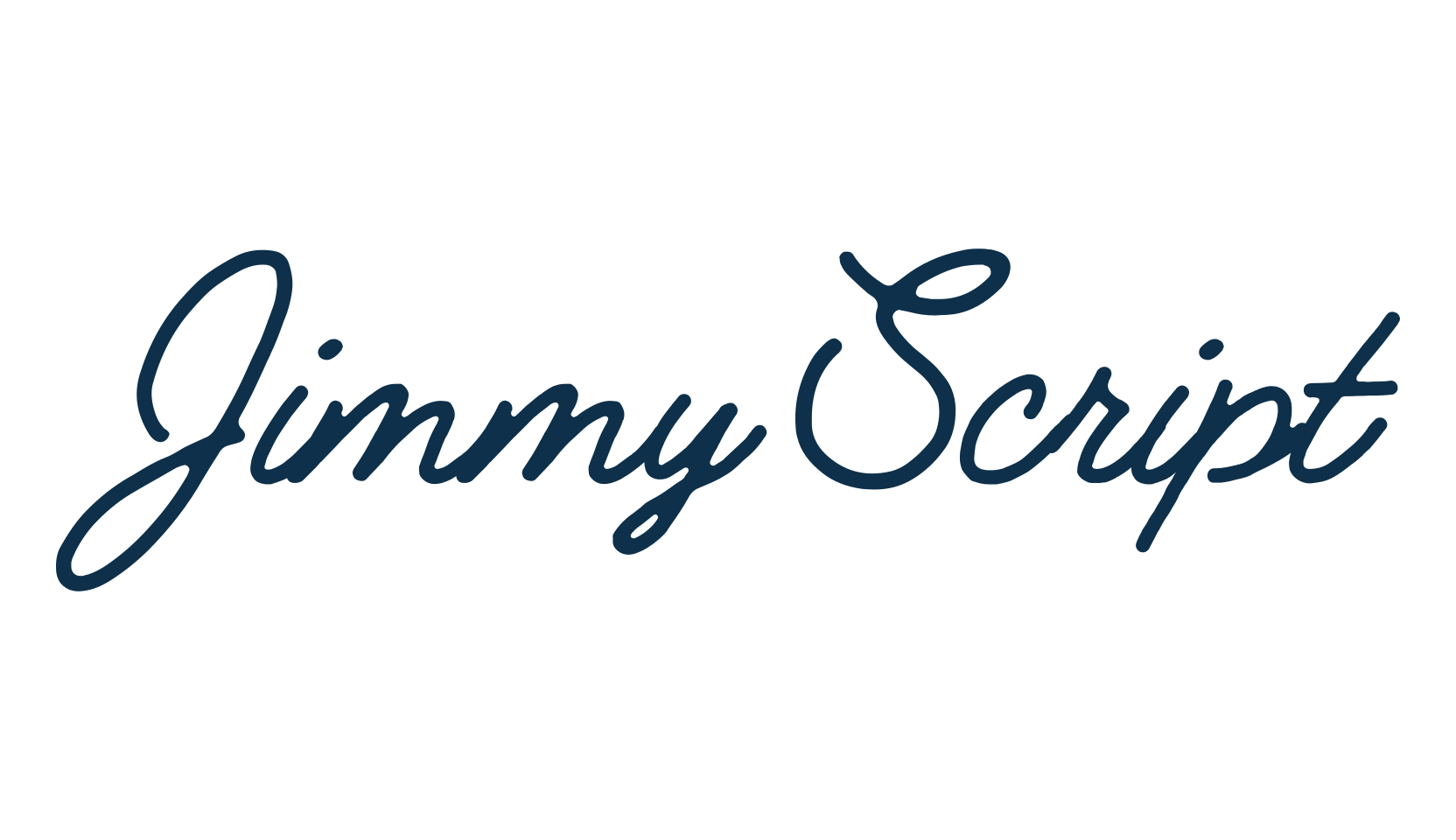 Jimmy Script, script handwritten fancy decorative calligraphy font preview