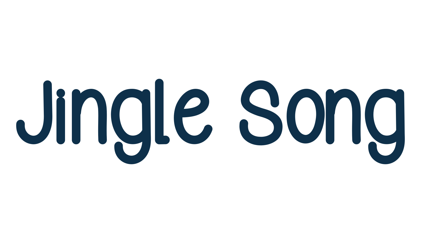 Jingle Song, display market font preview