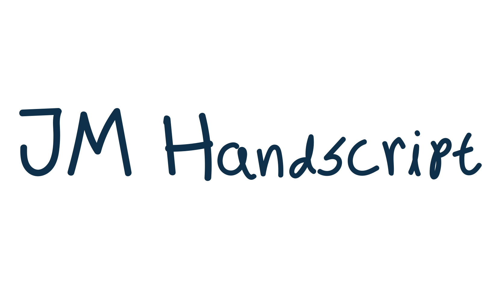 JM Handscript, script handwritten fancy decorative calligraphy font preview