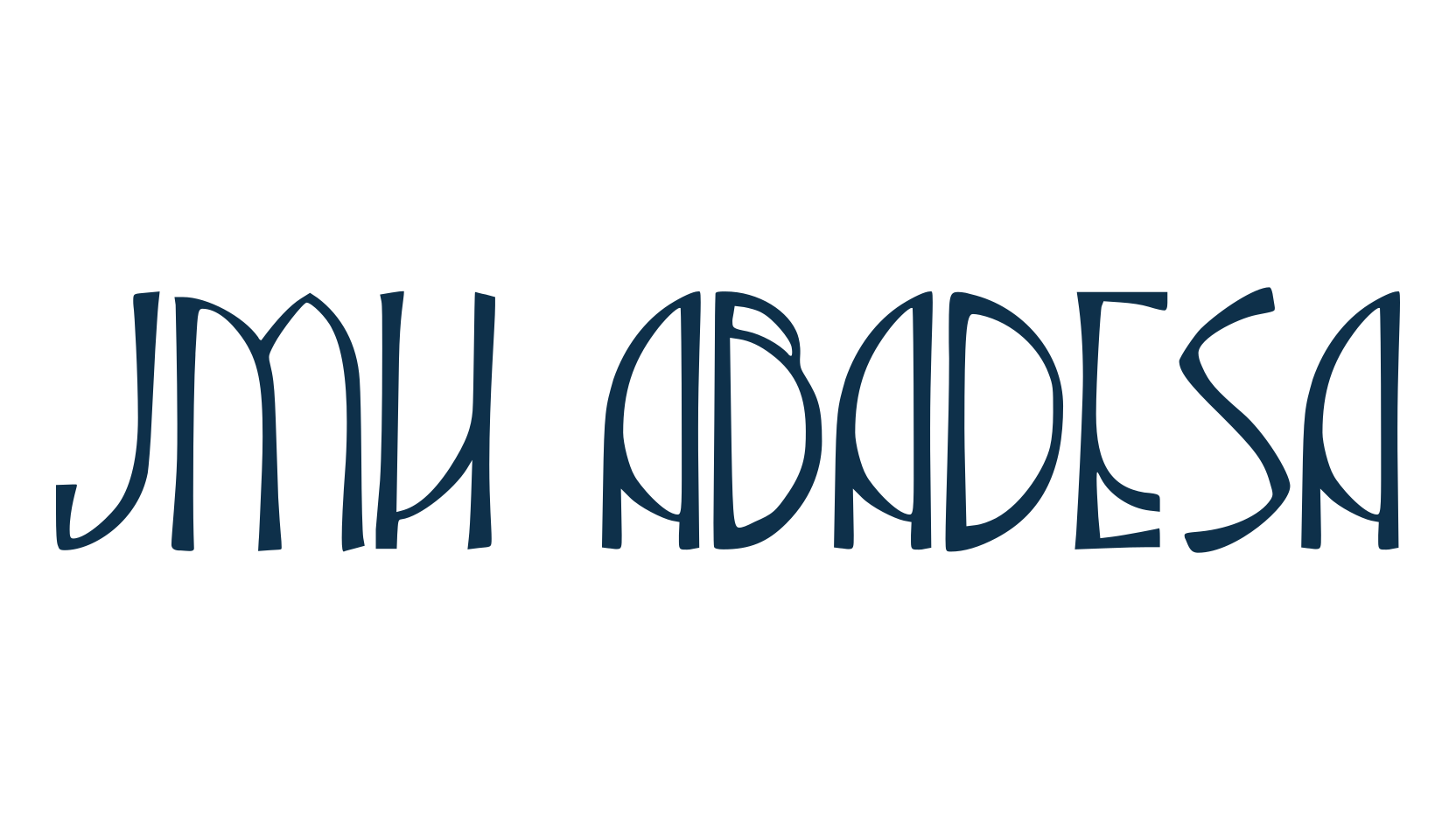 JMH Abadesa, fancy retro decorative font preview