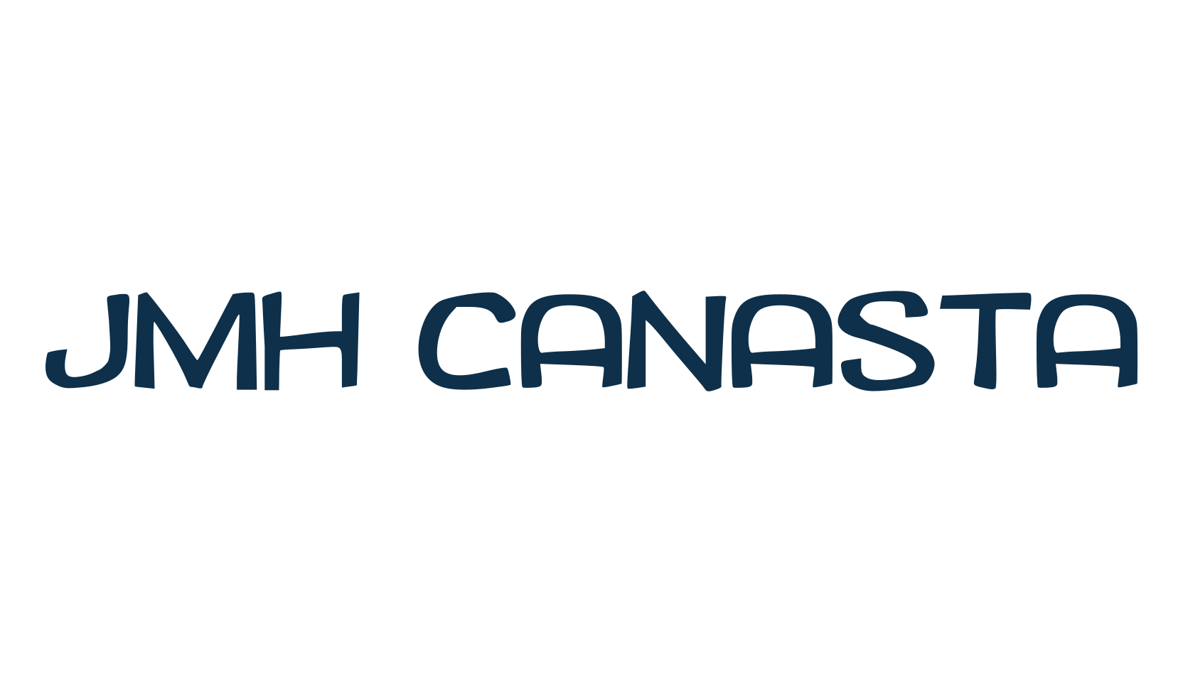 JMH Canasta, fancy cartoon decorative font preview