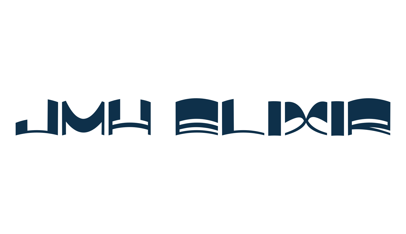 JMH Elixir, fancy groovy decorative font preview