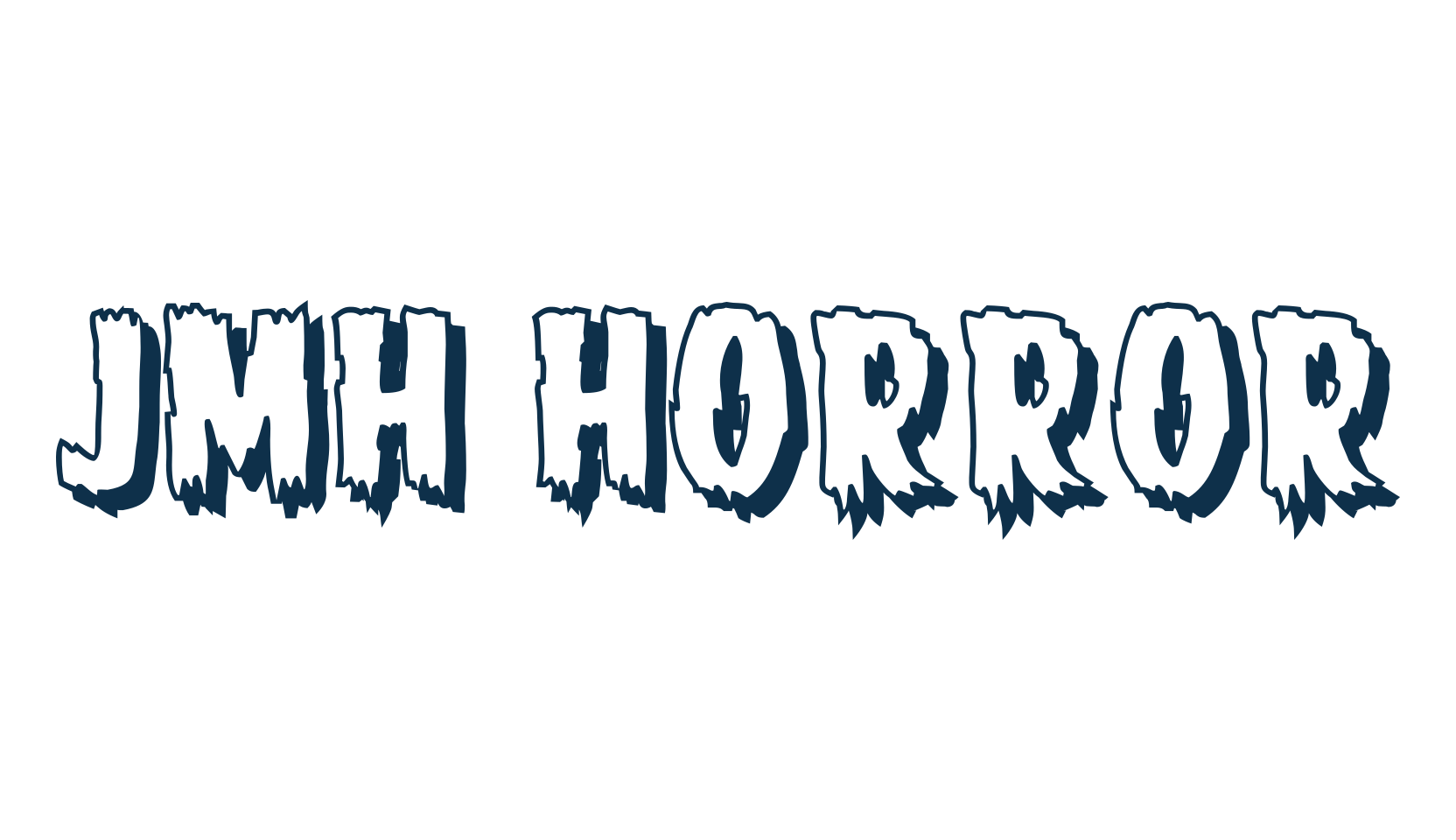 JMH Horror, holiday halloween fancy decorative horror font preview