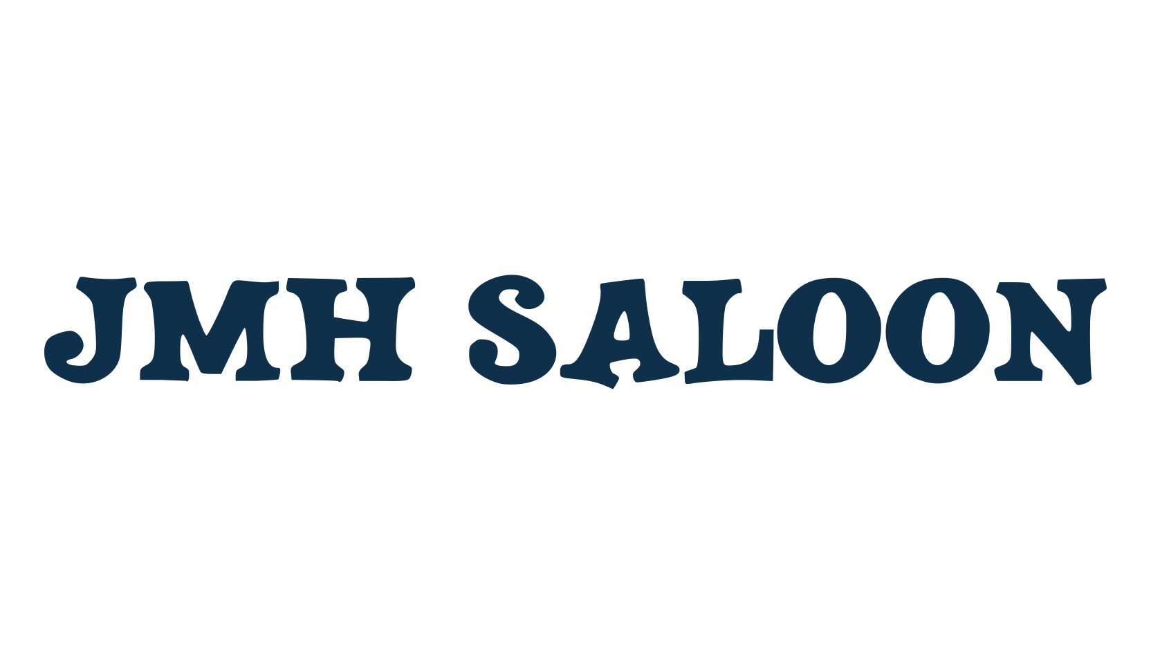 JMH Saloon, fancy western decorative font preview