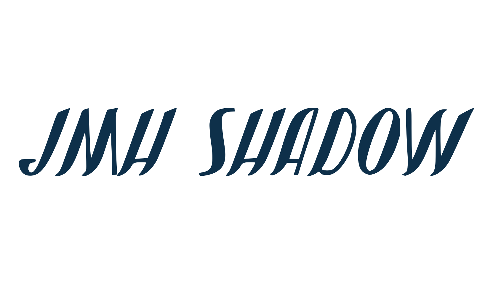JMH Shadow, fancy various decorative font preview