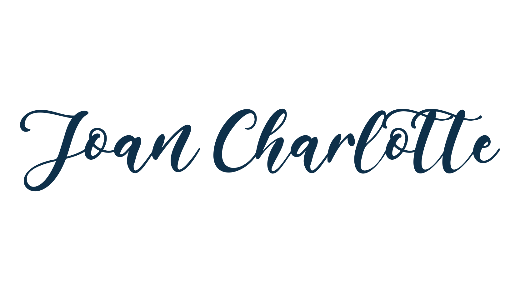 Joan Charlotte, script calligraphy fancy decorative font preview