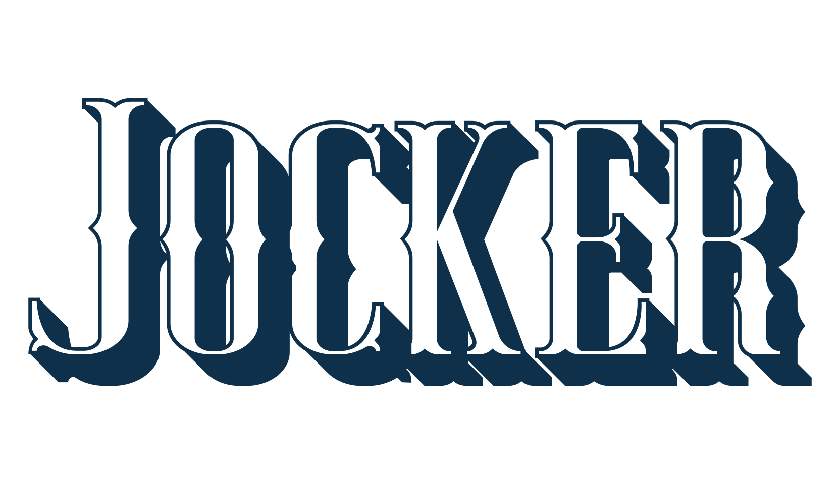Jocker, fancy retro decorative font preview