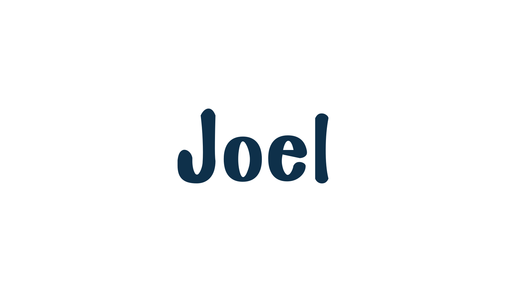 Joel, various font preview
