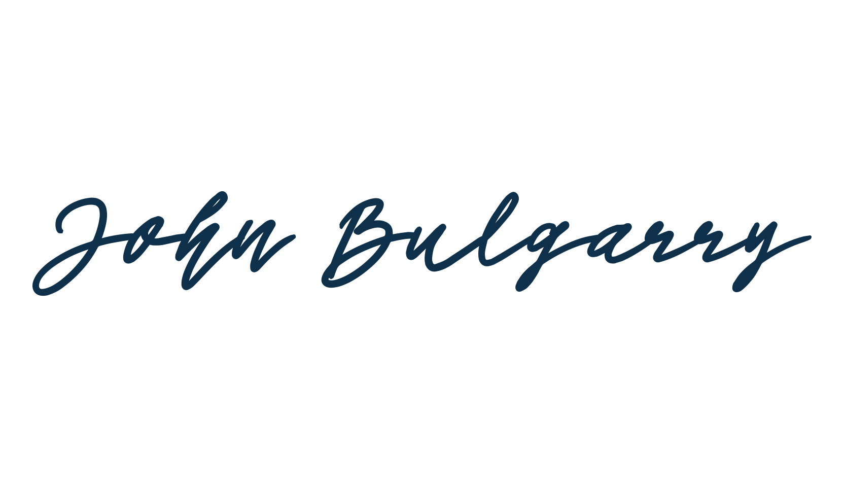 John Bulgarry, script handwritten fancy decorative calligraphy font preview