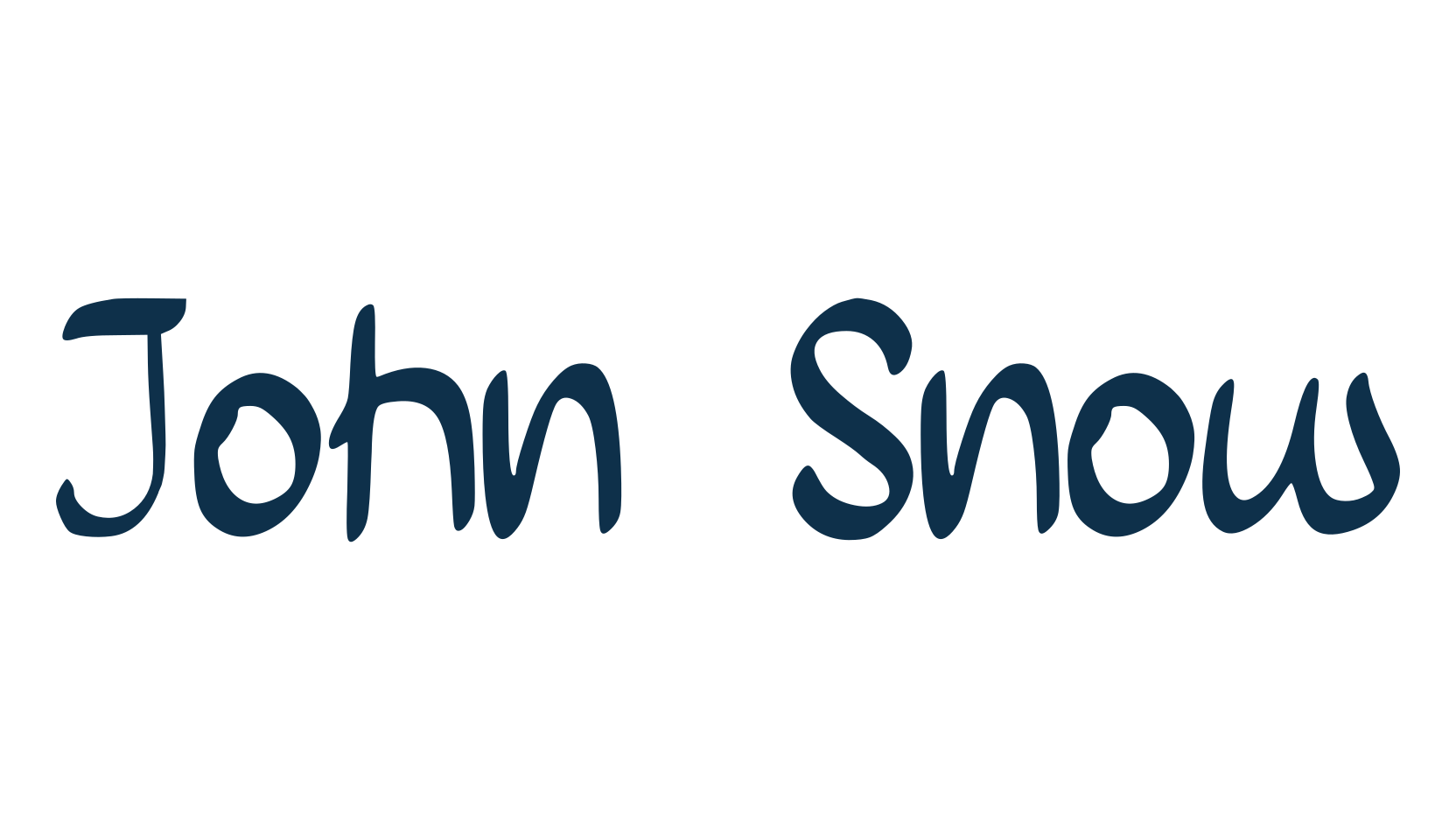 John Snow, script handwritten fancy decorative calligraphy font preview
