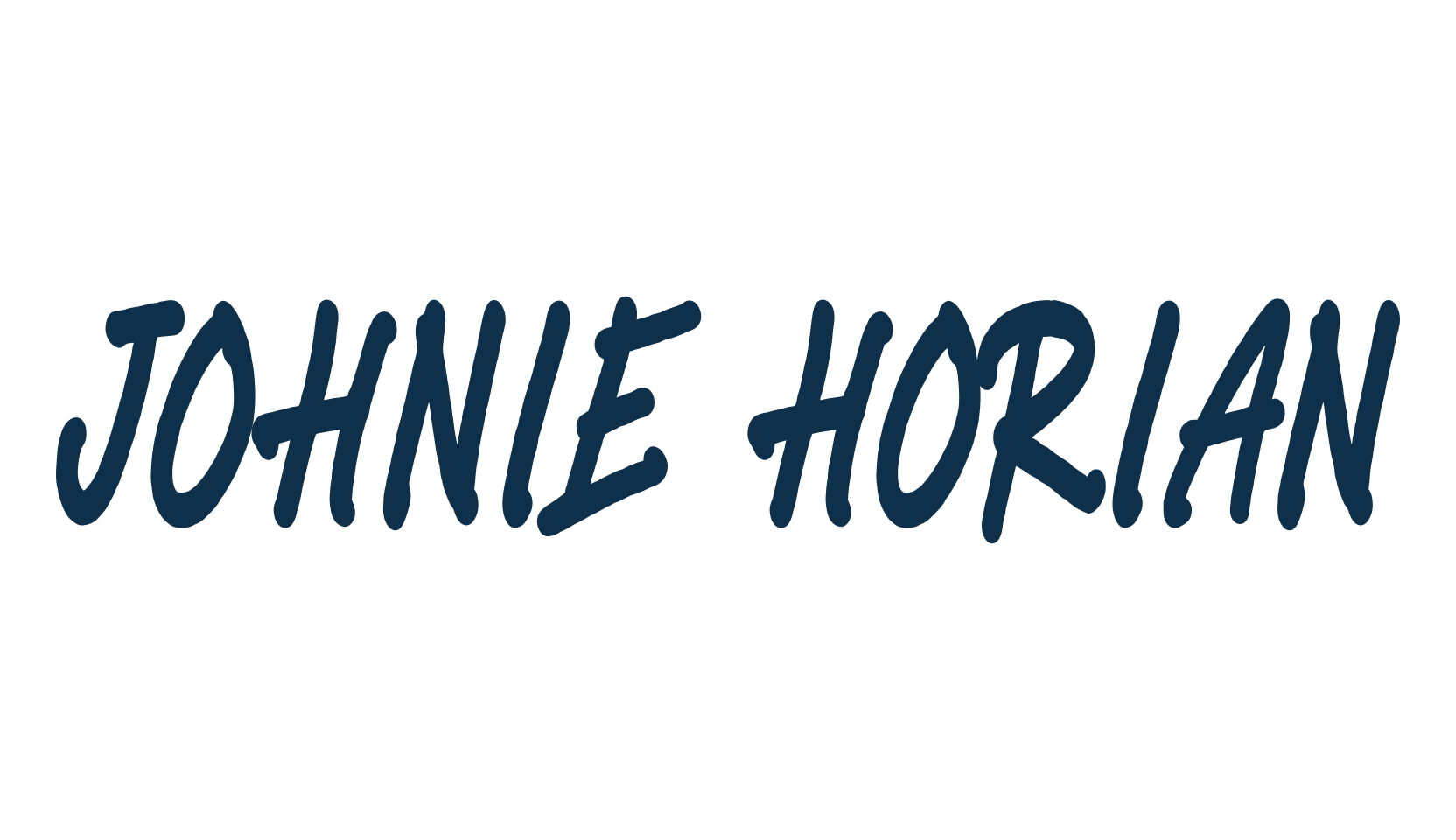 Johnie Horian, script handwritten fancy decorative calligraphy font preview