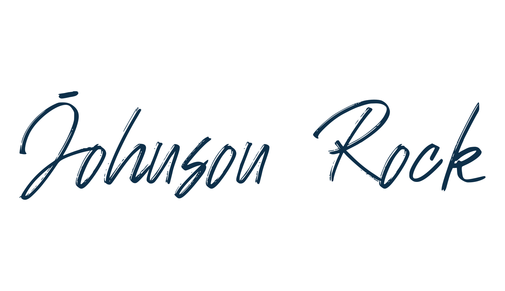 Johnson Rock, handwriting font preview