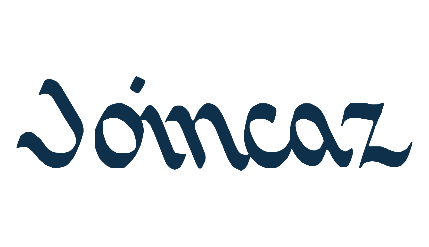 Joincaz, fancy decorative font preview